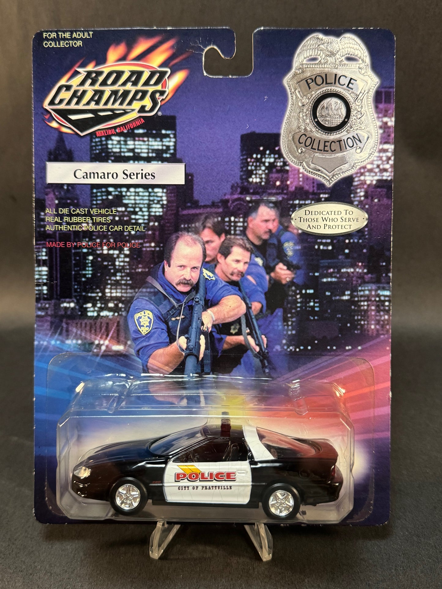 2000 Road Champs Police Collection Camaro Series City of Prattville Alabama Police, Black and White