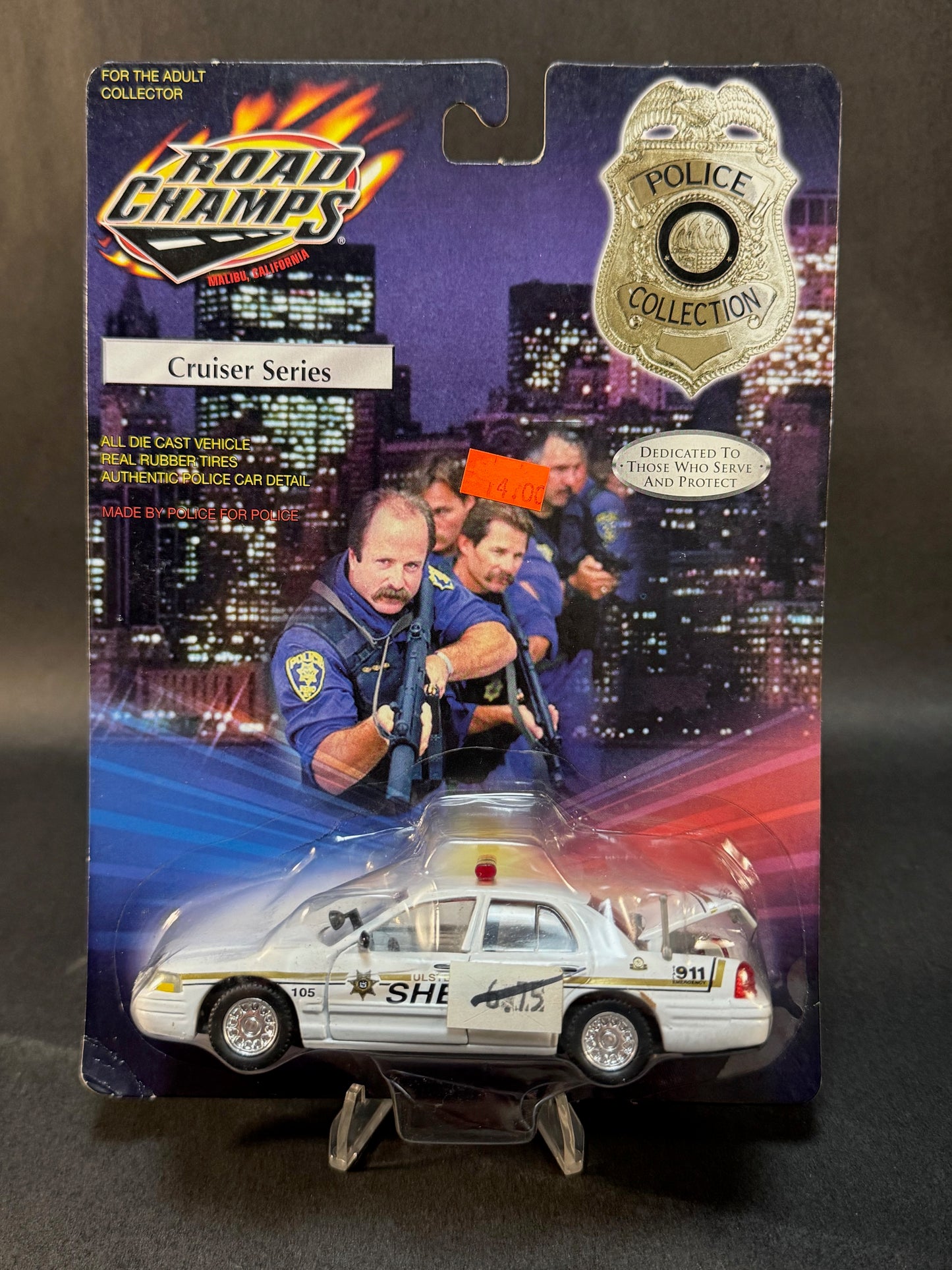 2000 Road Champs Police Collection Cruiser Series Ulster Sheriff, White