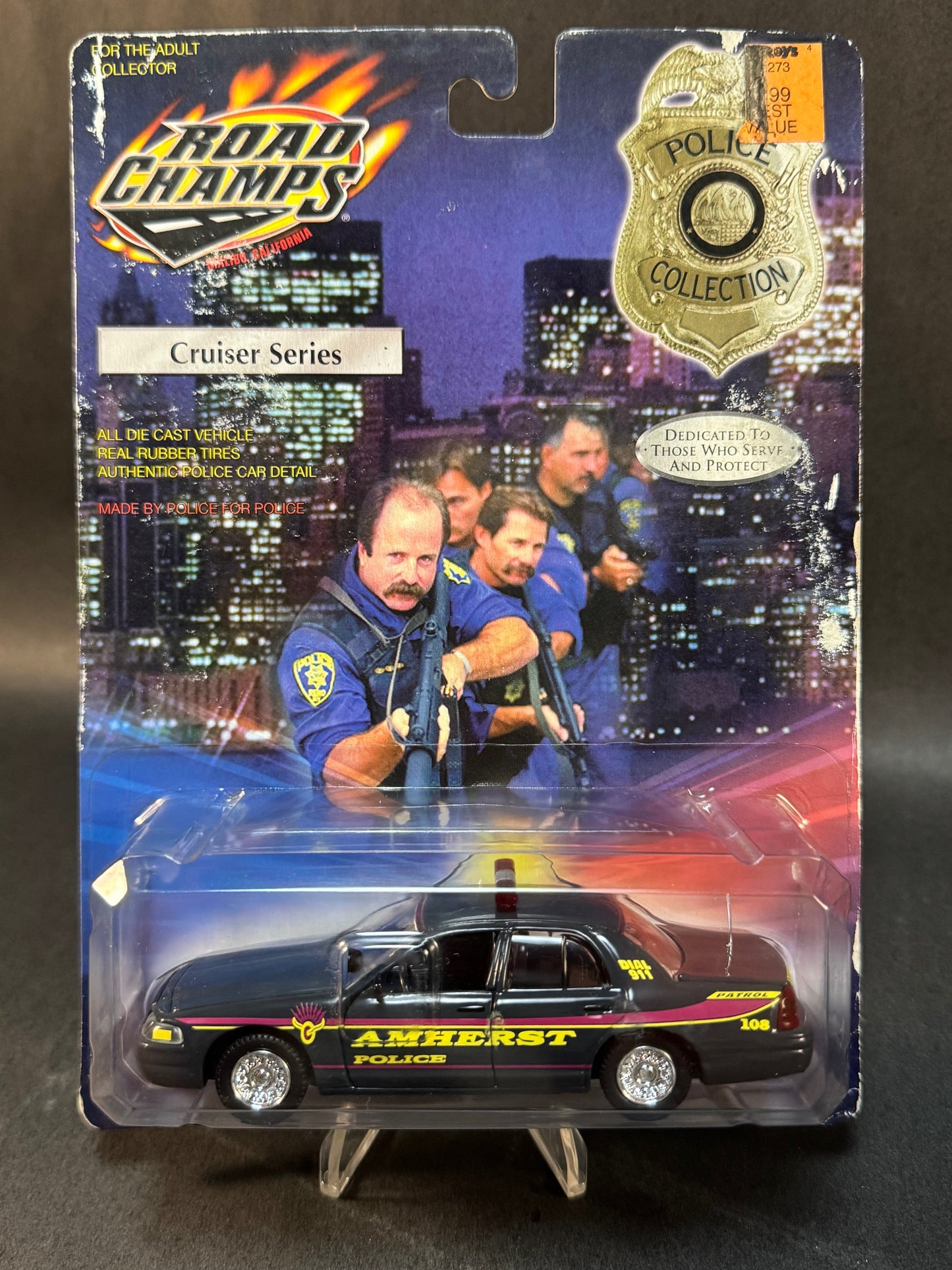 2000 Road Champs Police Collection Cruiser Series Amherst Police, Black