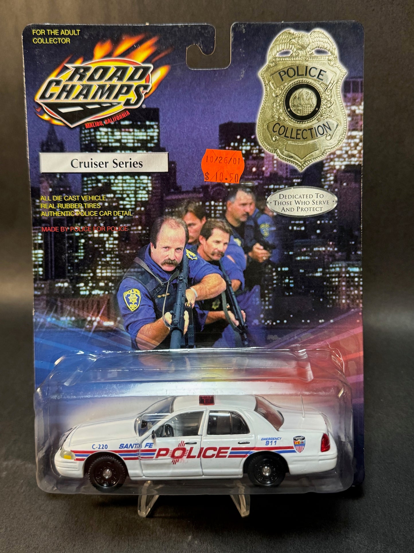 2000 Road Champs Police Collection Cruiser Series Santa Fe, White