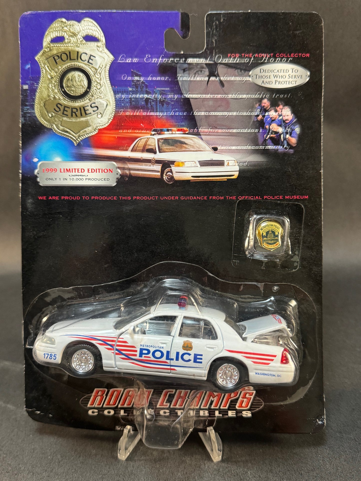1999 Road Champs Police Series Limited Edition Washington DC Metropolitan Police, White