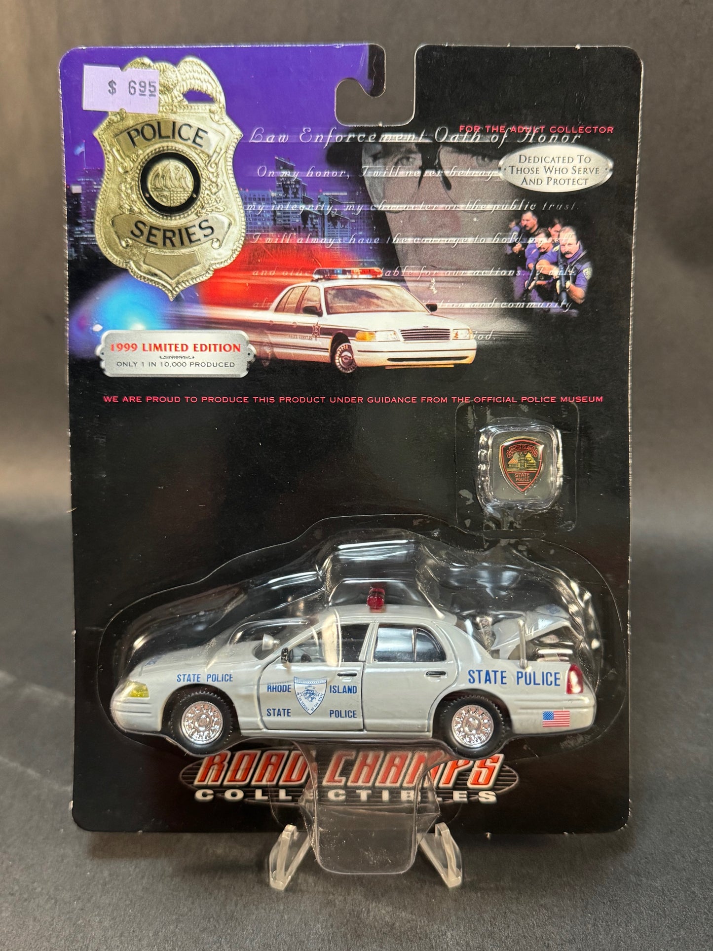 1999 Road Champs Police Series Limited Edition Rhode Island State Police, Gray