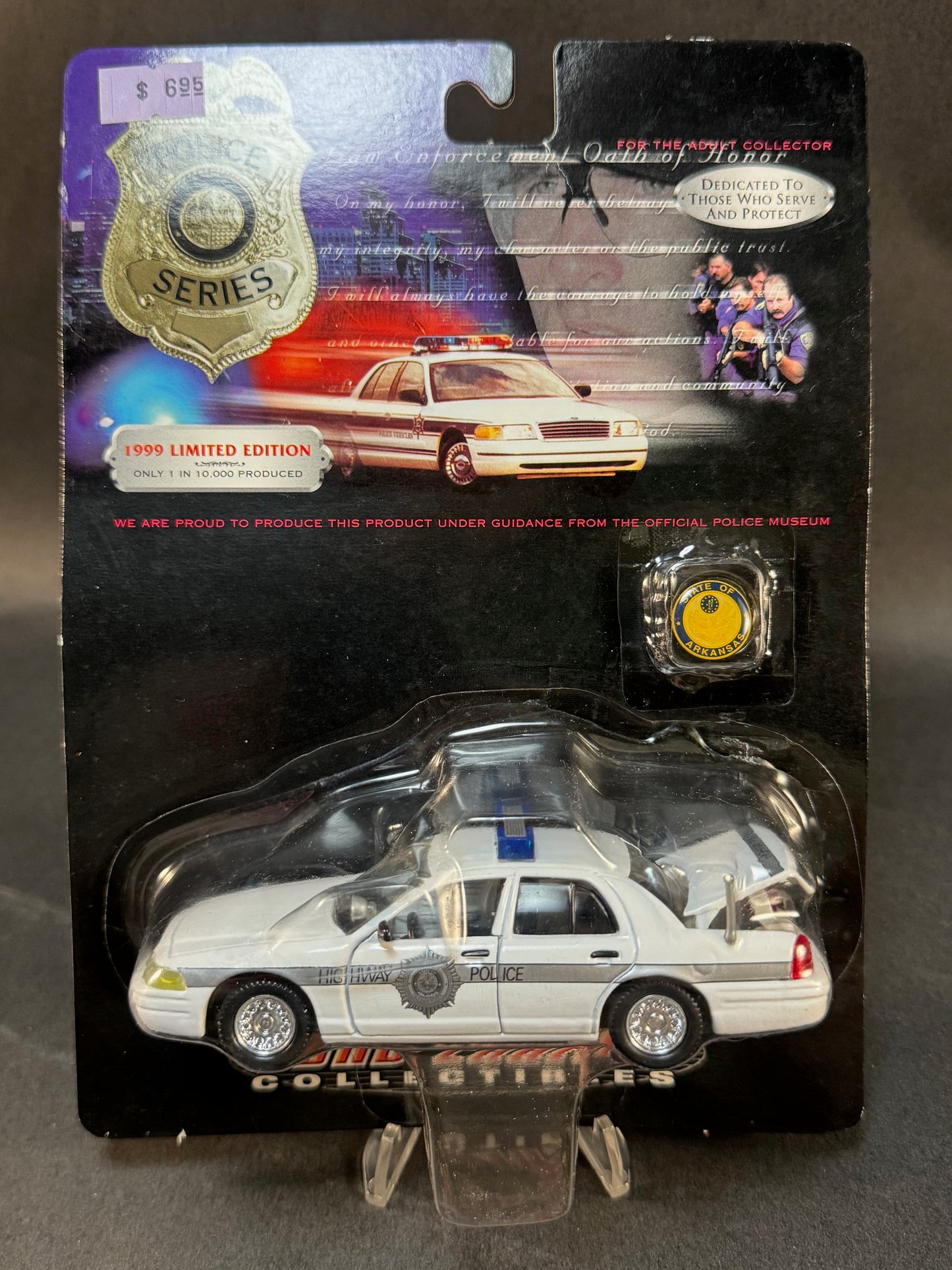 1999 Road Champs Police Series Limited Edition Arkansas State Police, White