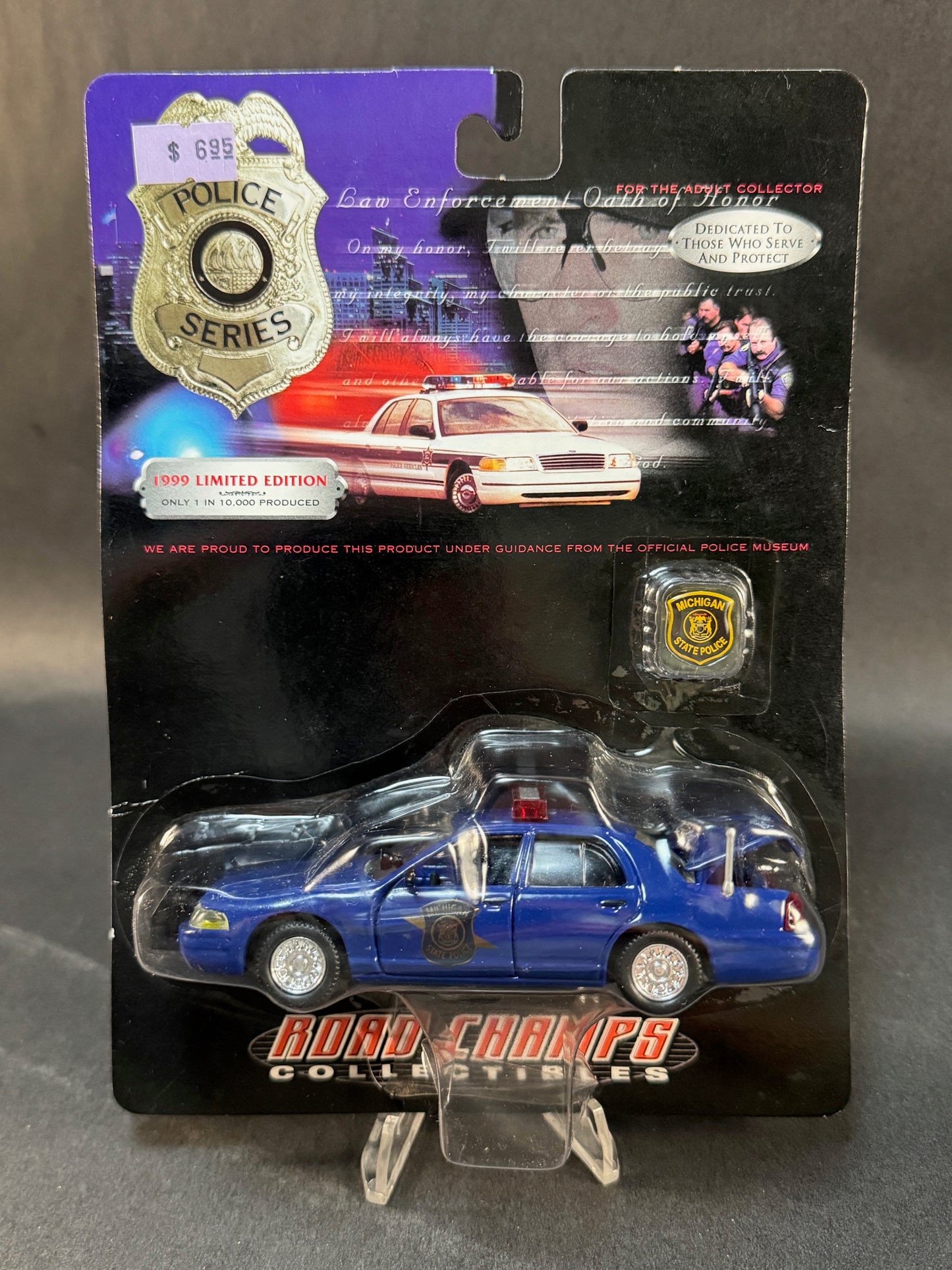 1999 Road Champs Police Series Limited Edition Michigan State Police, Blue