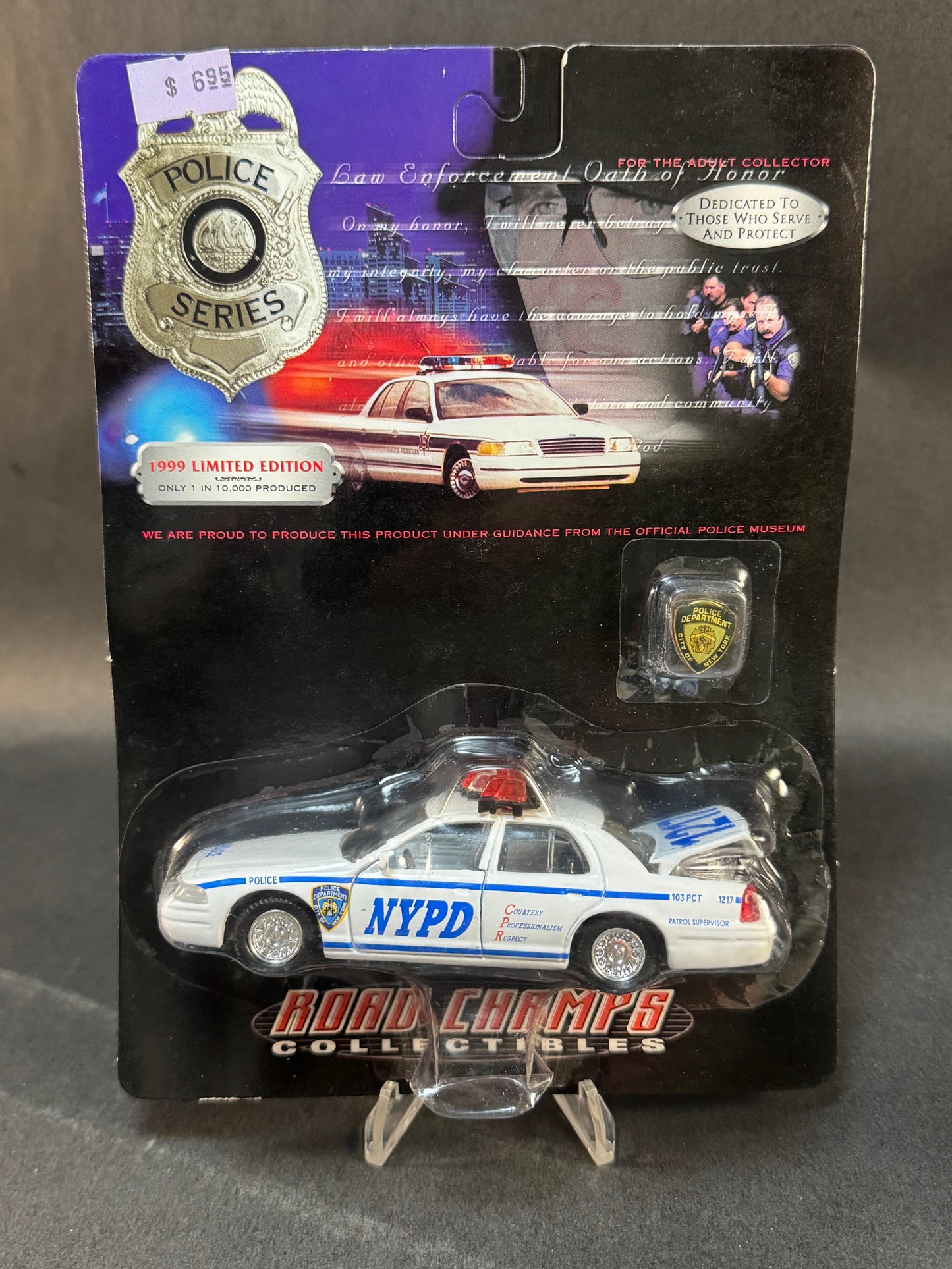 1999 Road Champs Police Series Limited Edition NYPD New York Police, White