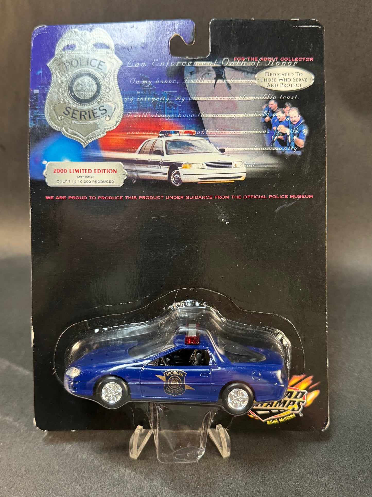 2000 Road Champs Police Series Limited Edition Michigan State Police, Blue