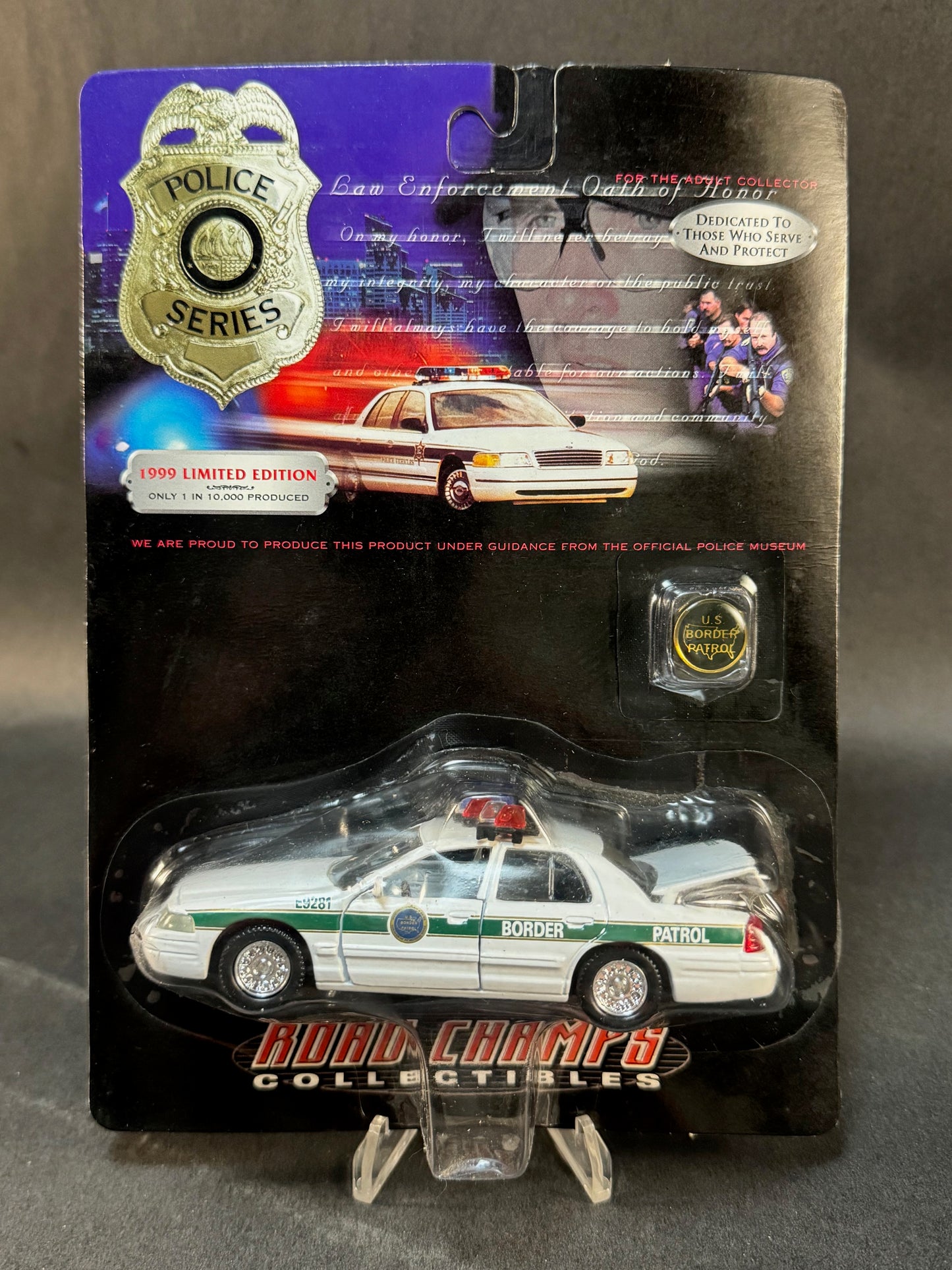 1999 Road Champs Collectibles Police Series US Border Patrol, White