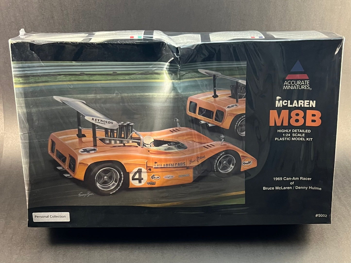 1998 Accurate Miniatures Model Kit 5002 1:24 Scale McLaren M8B
