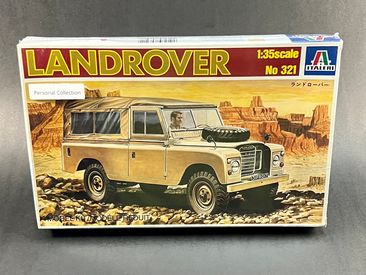 1980 Italeri Model Kit 321 1:35 Scale Landrover