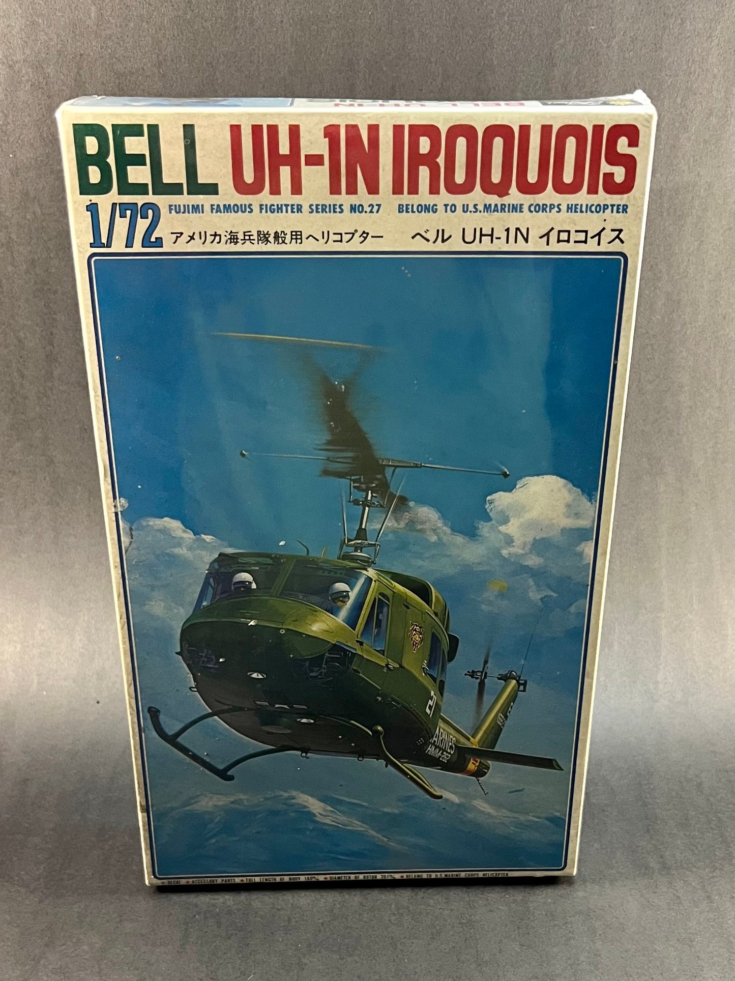 1980 Fujimi Model Kit 27 1:72 Scale Bell UH-1N Iroquois