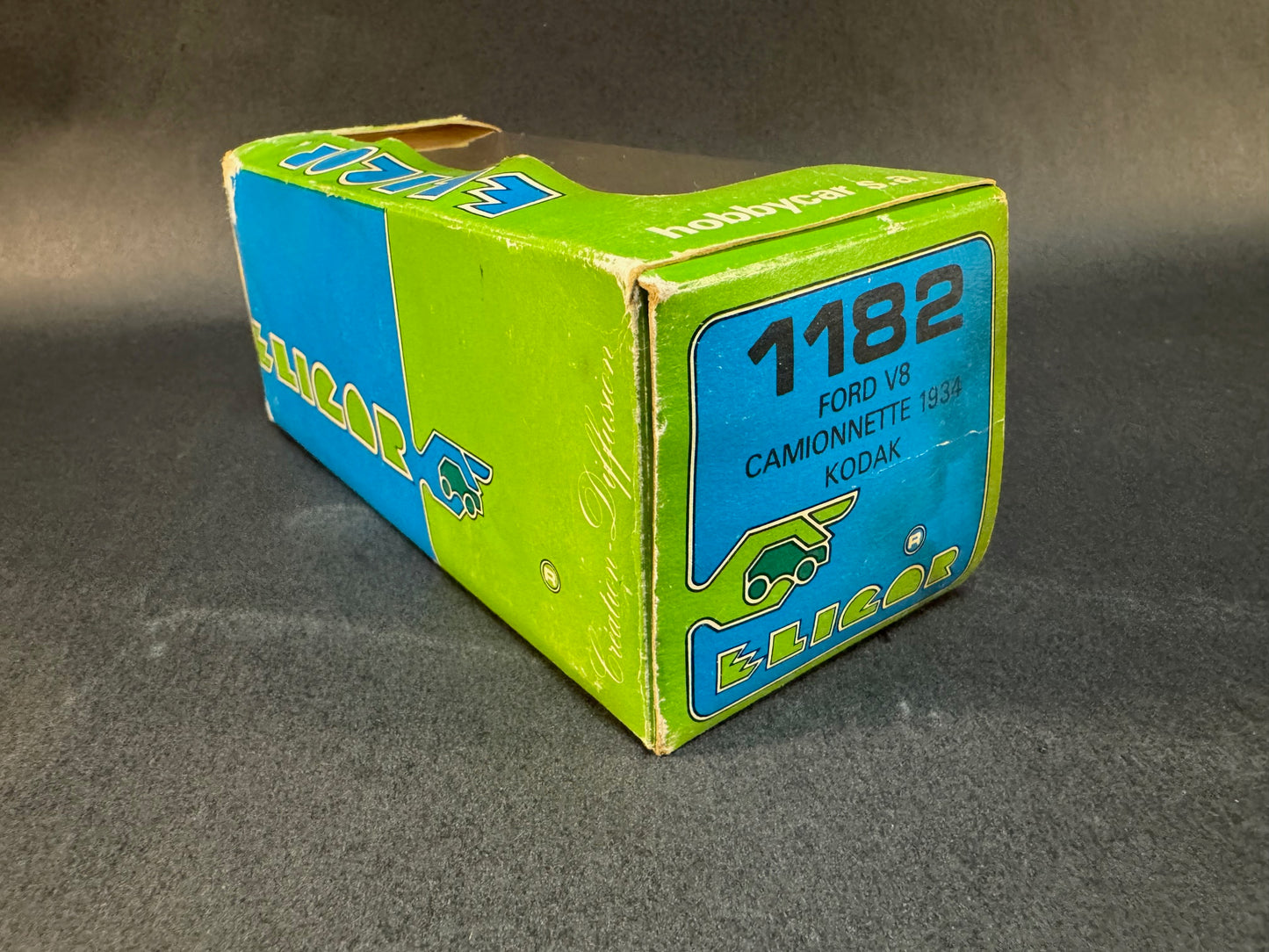 1976 Eligor 1182 1934 Ford V8 Camionnette Kodak, Yellow and Red