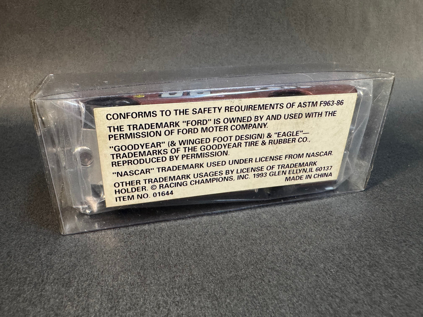 1993 Racing Champions NASCAR Cale Yarborough #6 1964 Ford, Brown