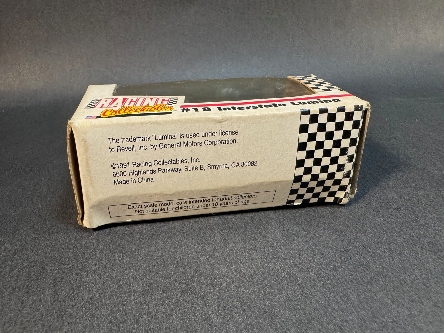 1991 Racing Collectables NASCAR Dale Jarrett #18 Interstate Lumina, Green and Black