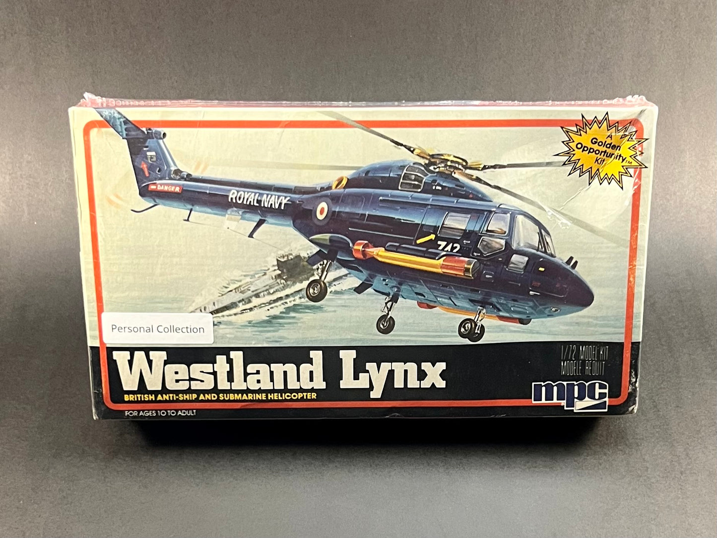 1982 MPC Model Kit 1-4205 1:72 Scale Westland Lynx Helicopter