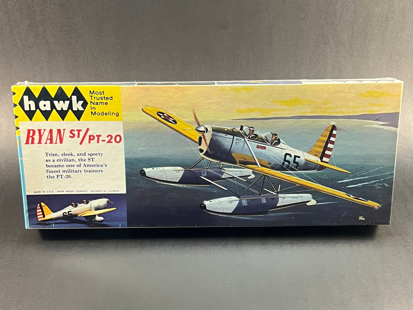 1965 Hawk Model Kit 510-100 1/4" Scale Ryan St/Pt-20