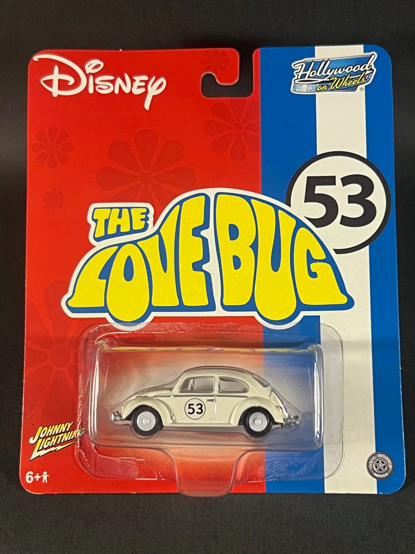 2003 Johnny Lightning Hollywood On Wheels Herbie The Love Bug, White
