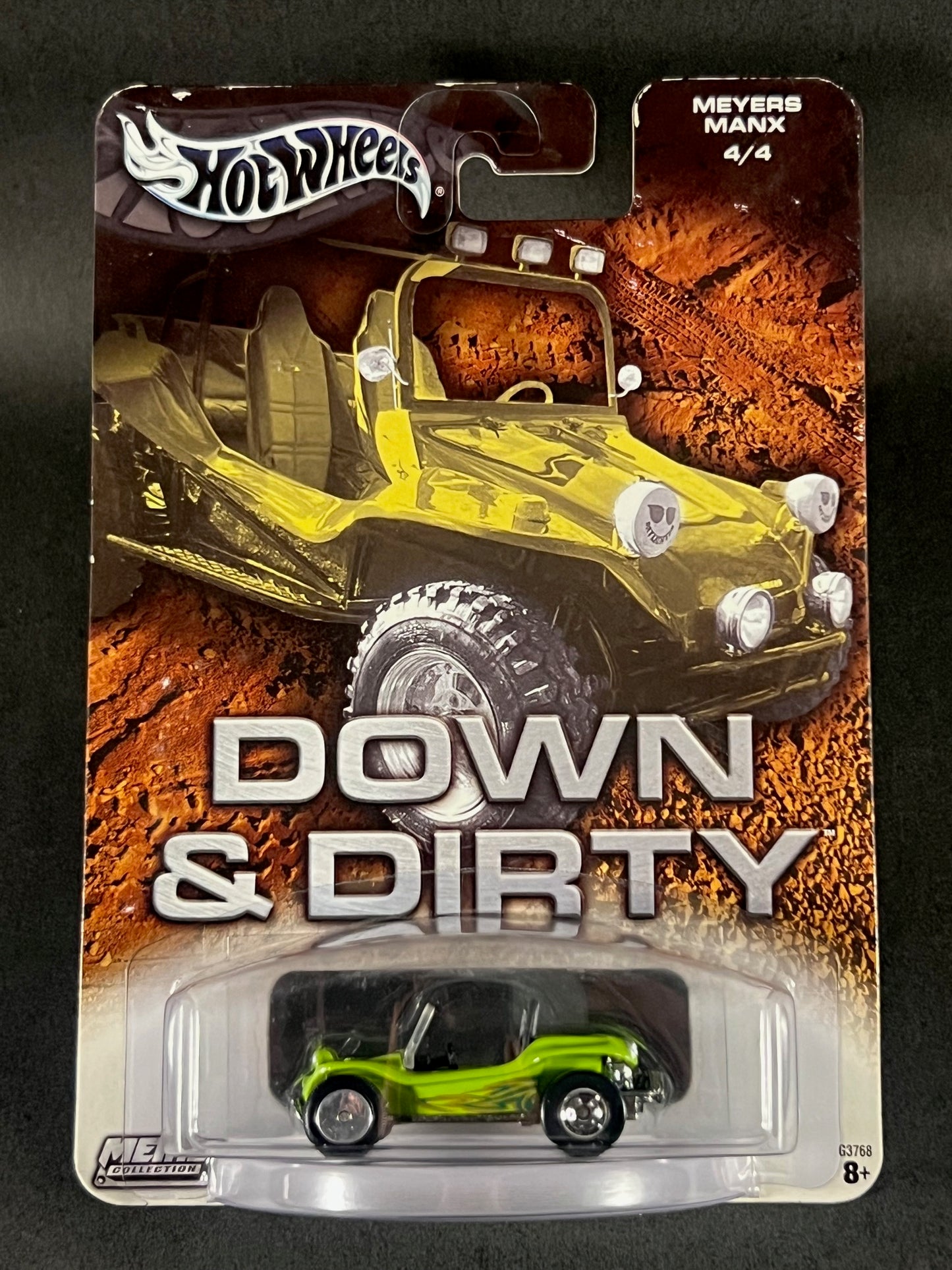 Hot Wheels 2003 Down & Dirty #4 Meyers Manx, Green
