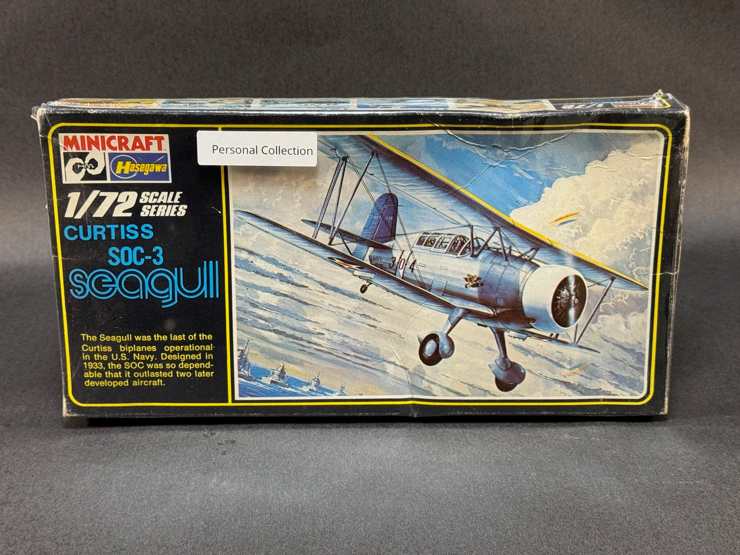 MiniCraft Hasegawa Model Kit 057 1:72 Scale Curtiss SOC-3 Seagull