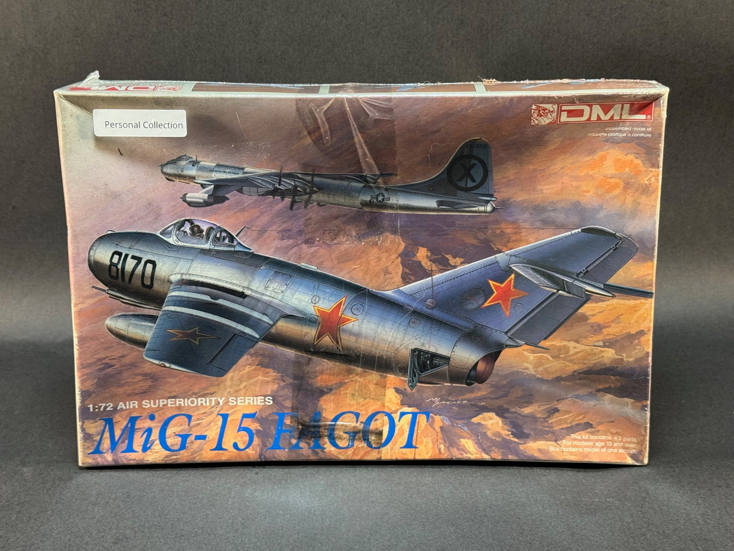 1993 DML Model Kit 2510 1:72 Scale MiG-15 Fagot