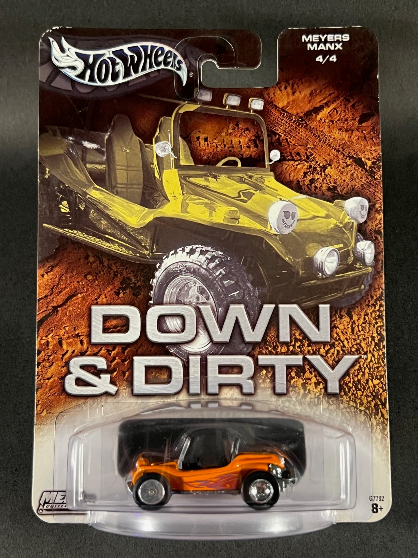 Hot Wheels 2003 Down & Dirty #4 Meyers Manx, Orange