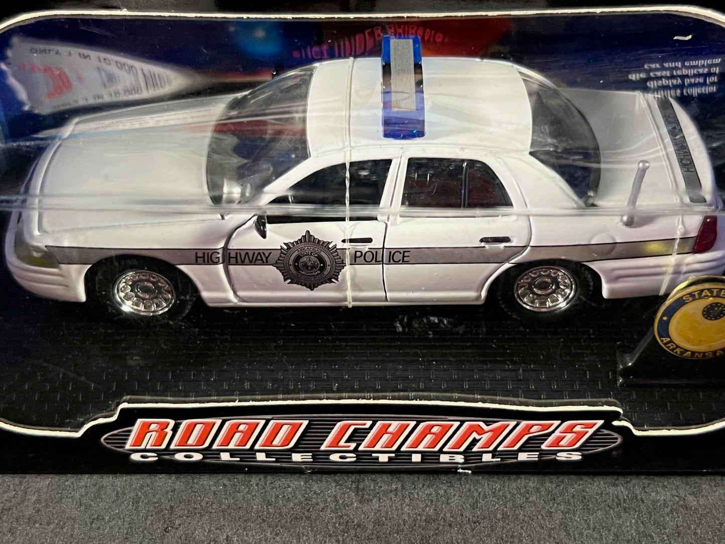 1999 Road Champs Collectibles Police Series 2 Arkansas Highway Police, White