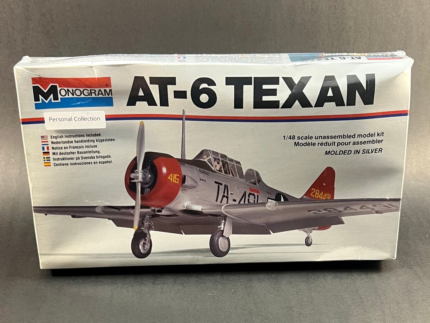 1979 Monogram Model Kit 5306 1:48 Scale AT-6 Texan
