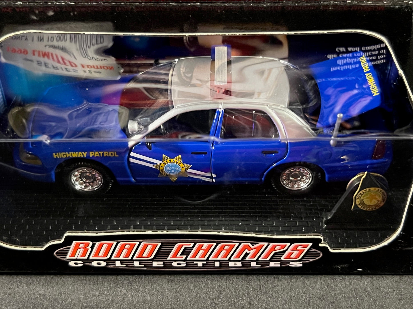 1999 Road Champs Collectibles Police Series 2 Nevada Highway Patrol, Blue and Silver