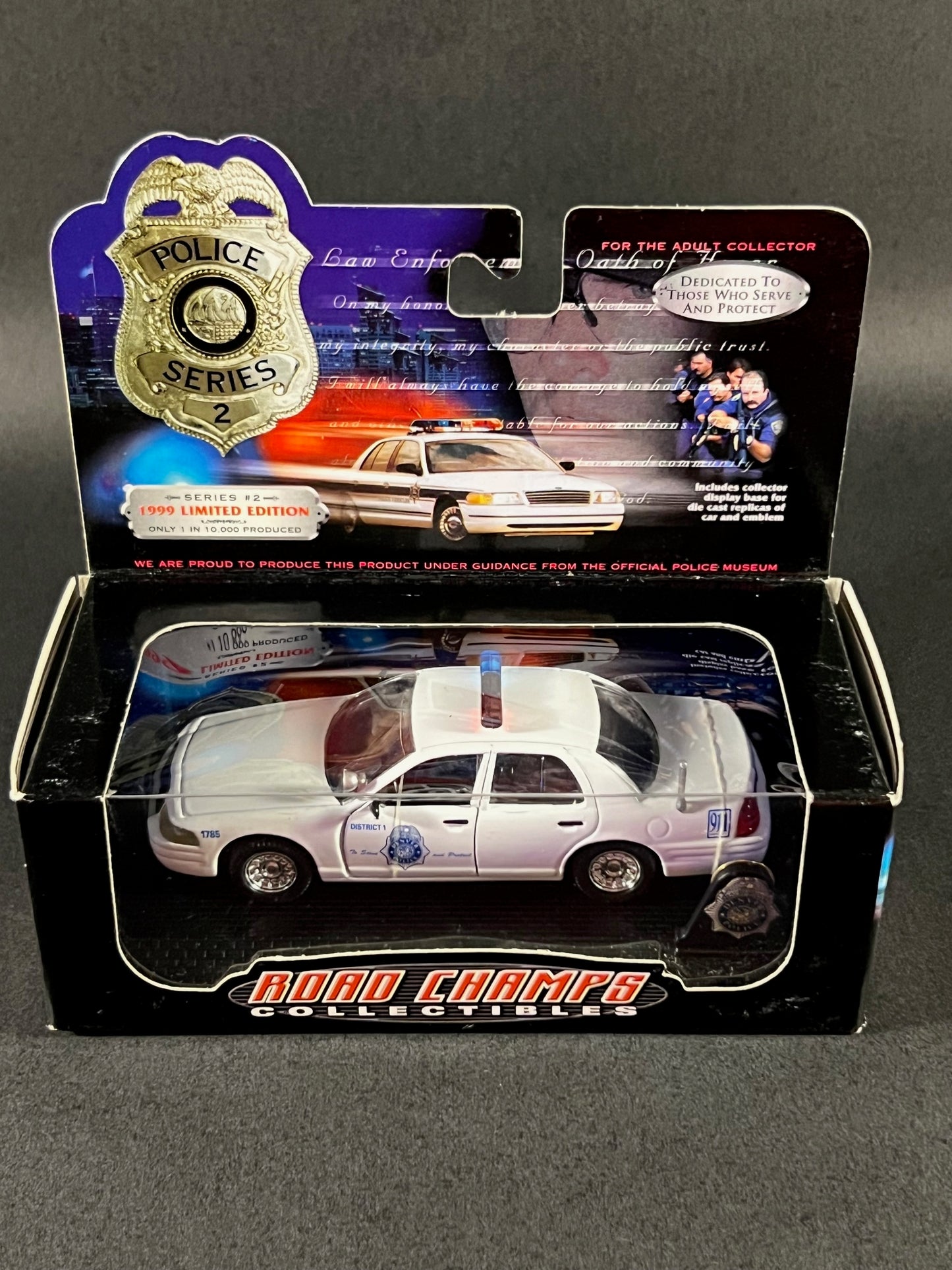 1999 Road Champs Collectibles Police Series 2 Denver Police, White