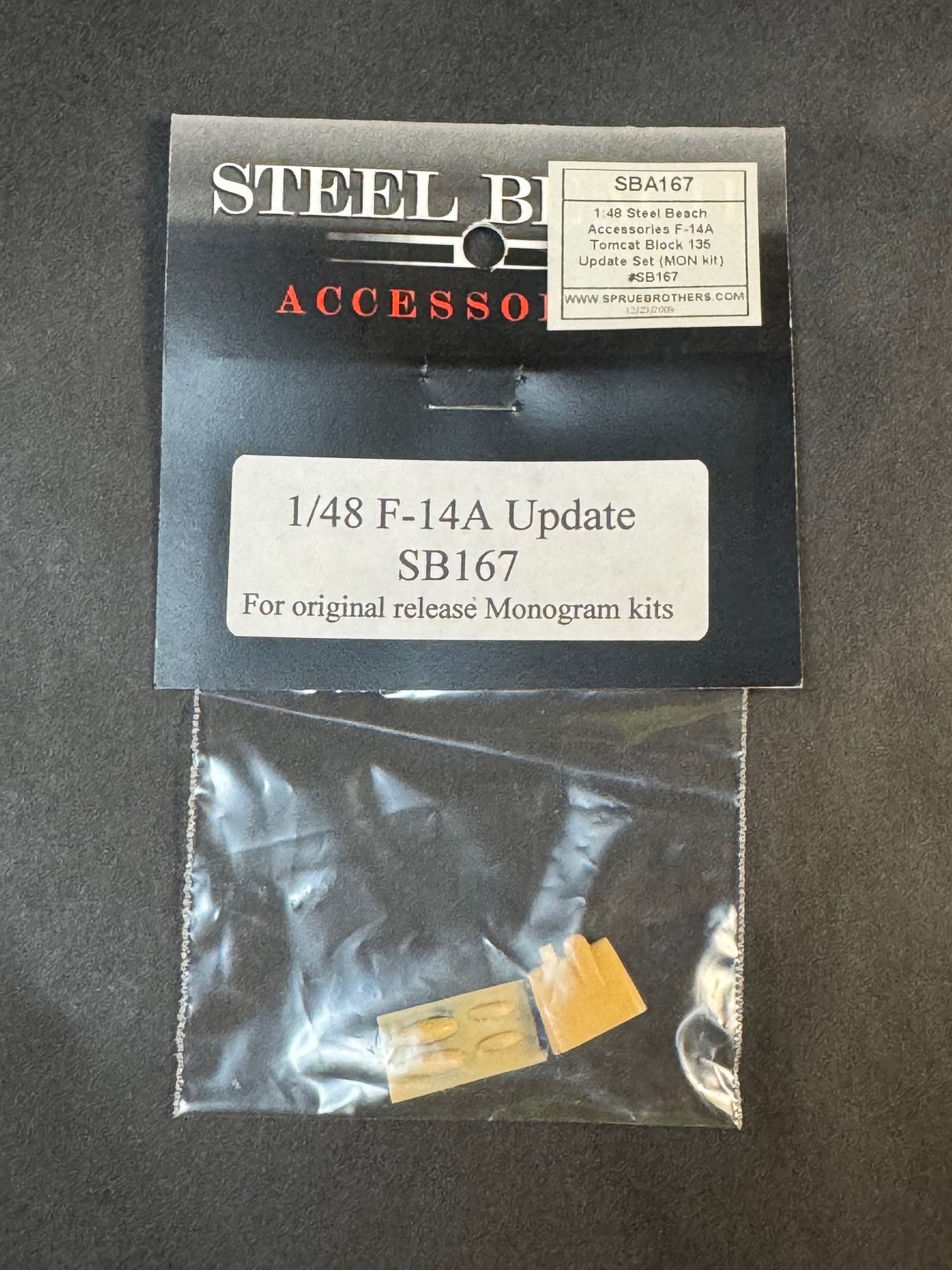 2000 Steel Beach SB167 1:48 Scale F-14A Tomcat Block 135 Update Set for Monogram Kit