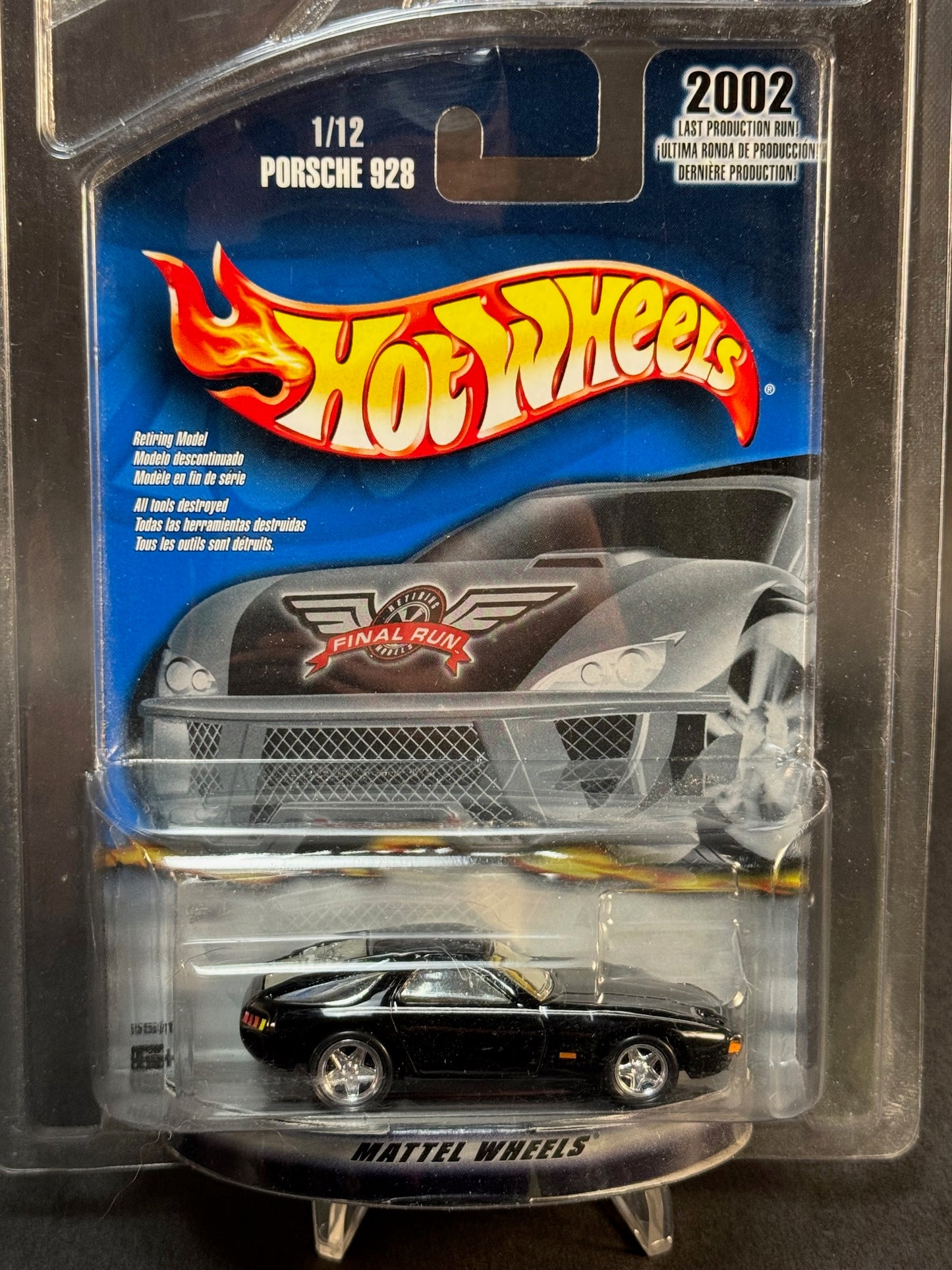 2001 Hot Wheels 2002 Final Run #1 Porsche 928, Black