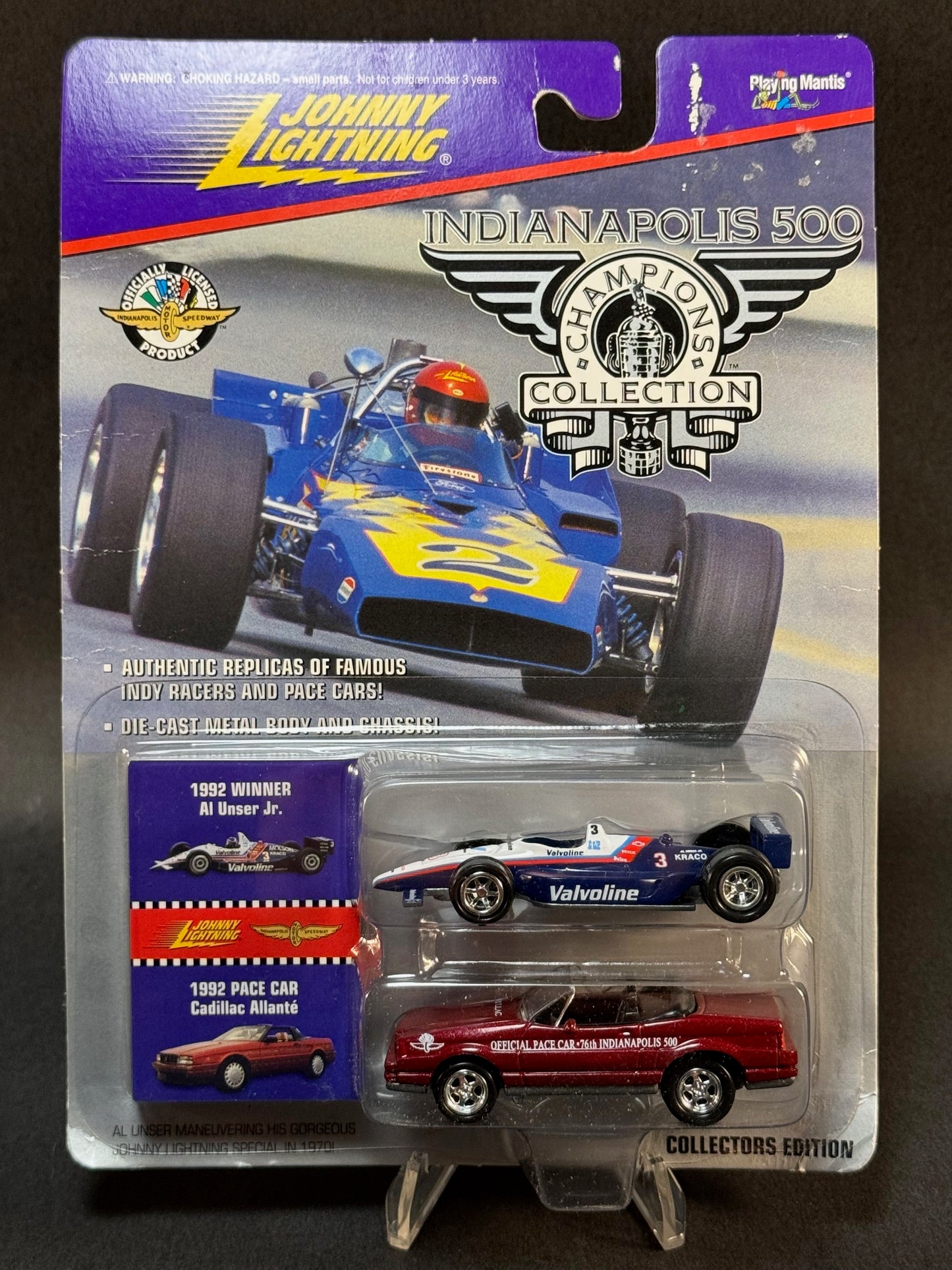 Johnny Lightning 1996 Indianapolis 500 Champions Collectors Edition 1992 Al Unser, Jr.