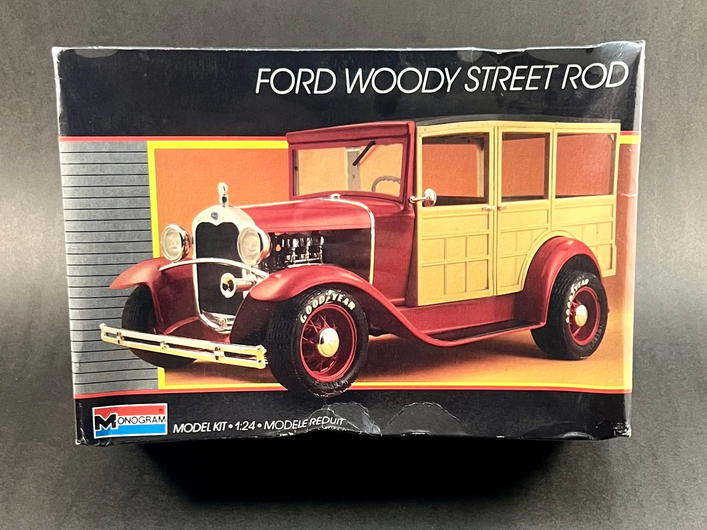 1987 Monogram Model Kit 2749 1:24 Scale Ford Woody Street Rod