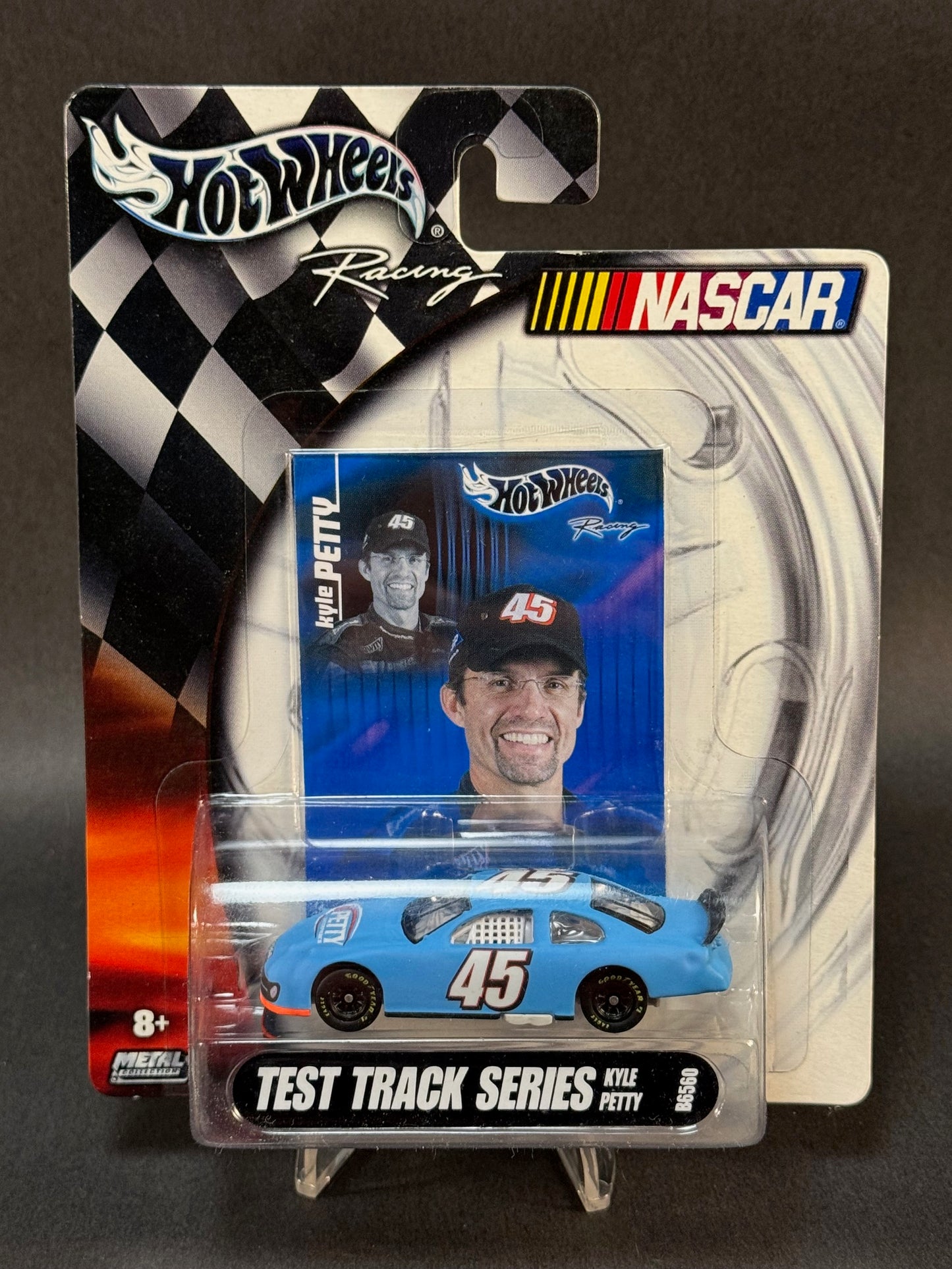 2003 Hot Wheels Racing NASCAR Test Track Series Kyle Petty 45, Blue