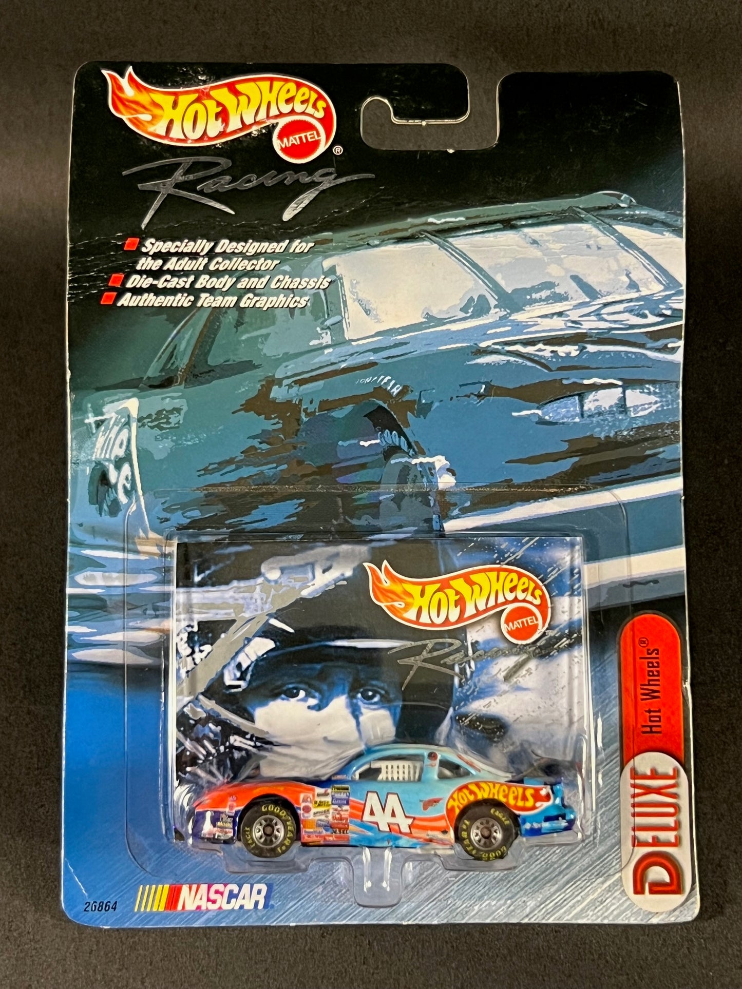 1999 Hot Wheels Racing NASCAR Deluxe Series 44 Hot Wheels, Blue