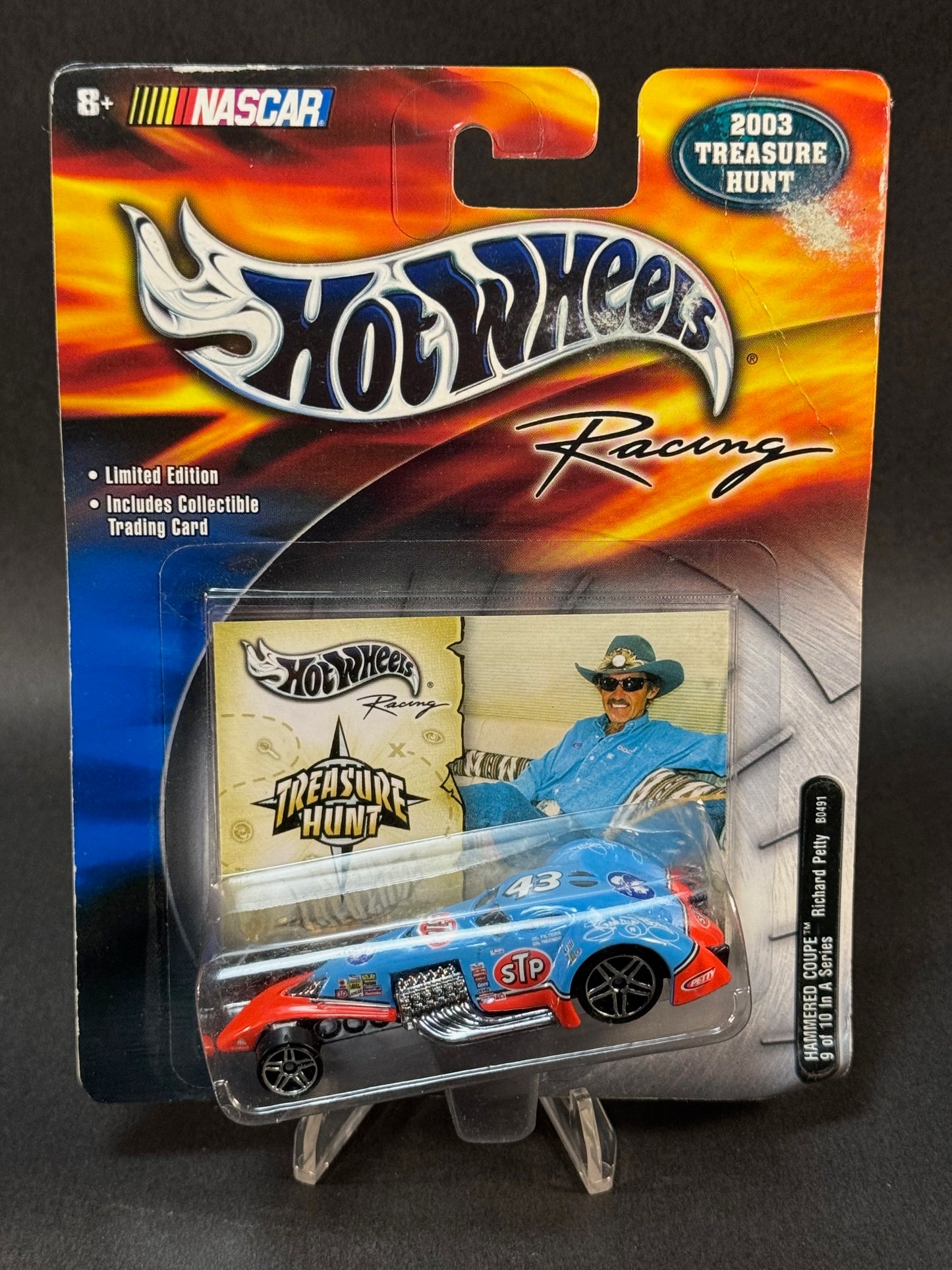 2000 Hot Wheels Racing 2003 NASCAR Hammered Coupe Series #9 Richard Petty Treasure Hunt