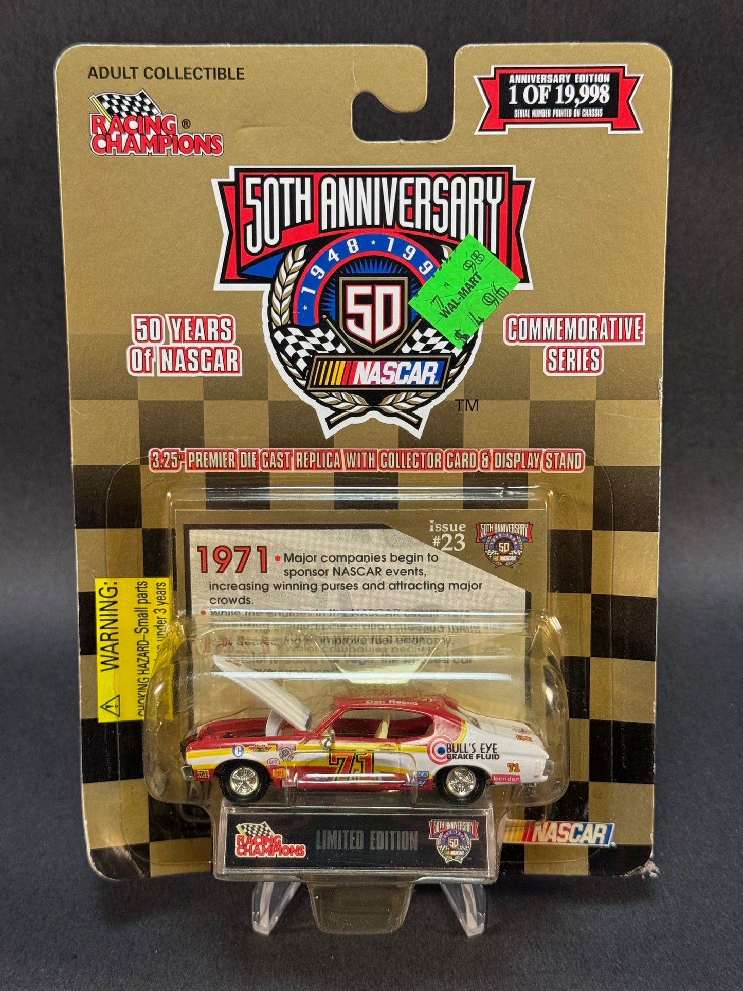 1998 Racing Champions 50 Years of NASCAR Issue #23 1971 Dan Rocco #71