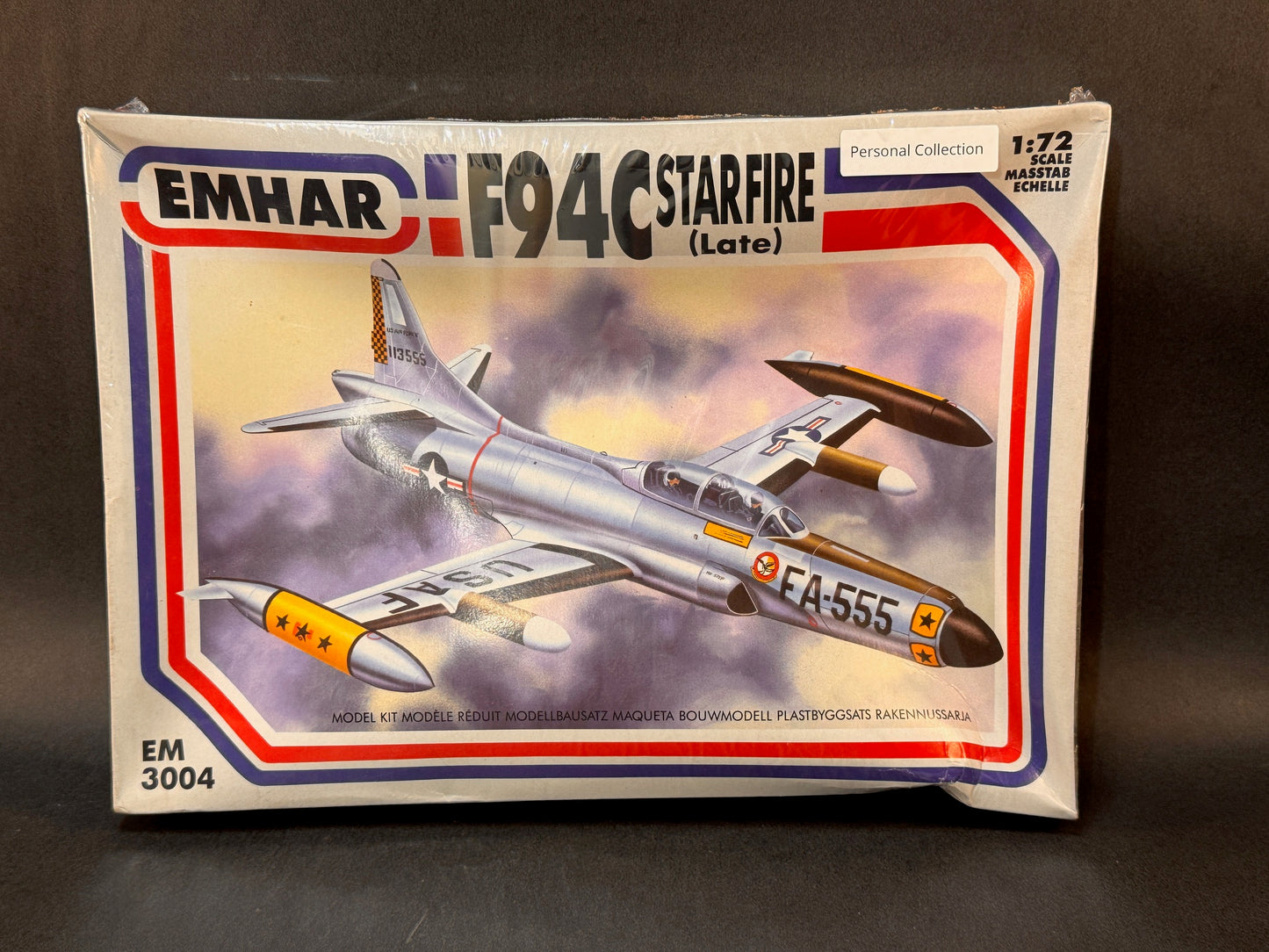 Emhar Model Kit EM3004 1:72 Scale F94C Starfire (Late)