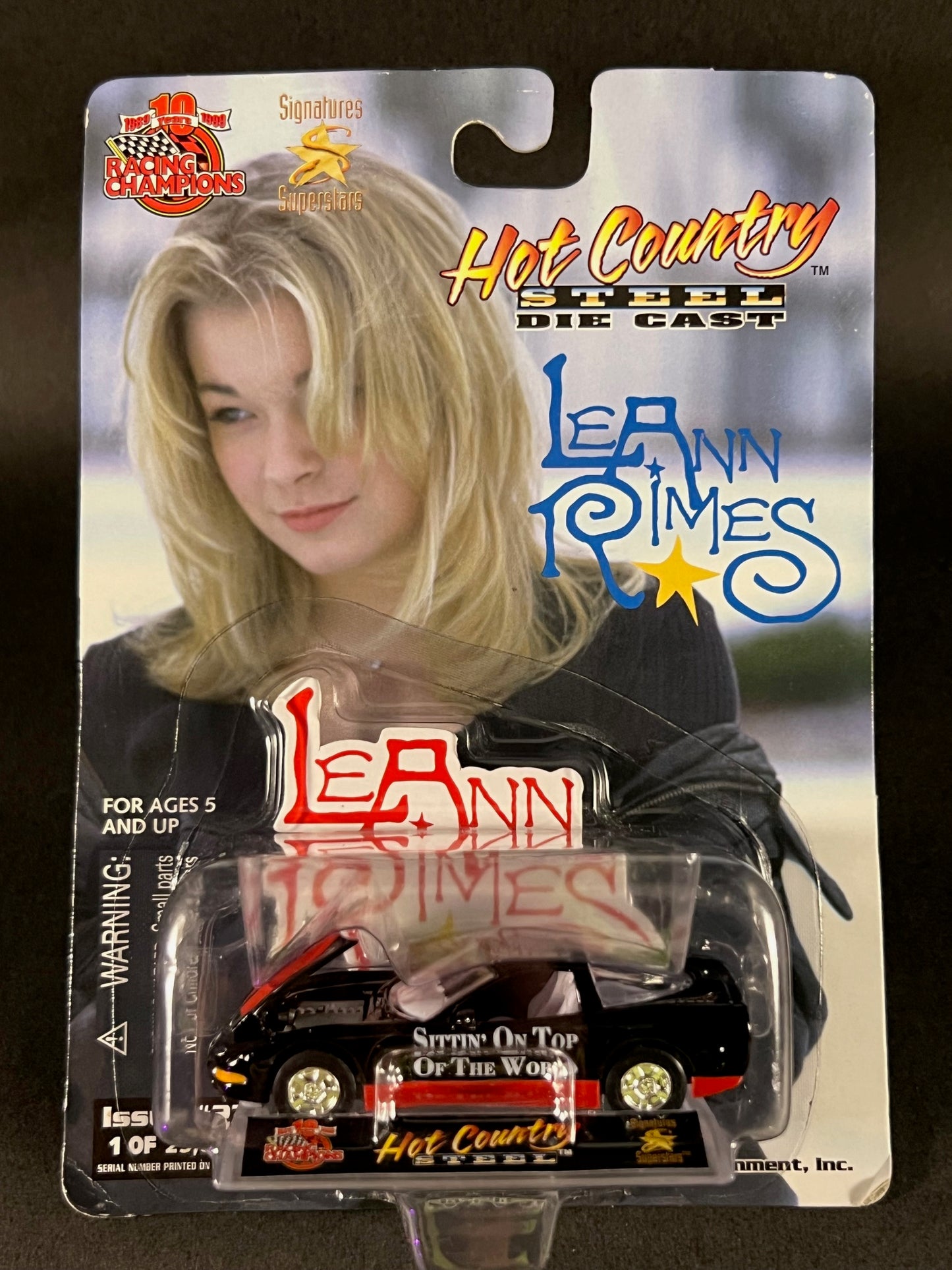 1999 Racing Champions Hot Country Steel Issue #23 LeAnn Rimes, Black