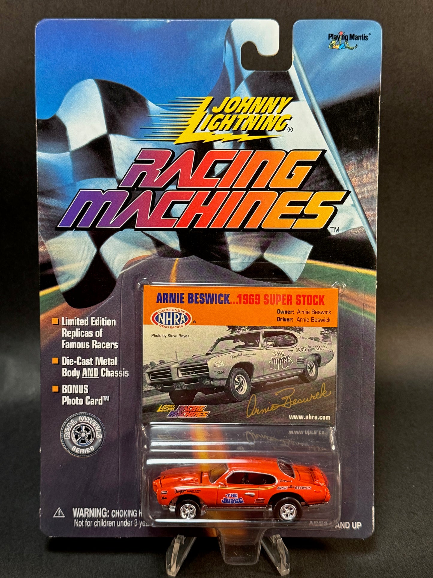 2000 Johnny Lightning Racing Machines Arnie Beswick 1969 Super Stock, Orange