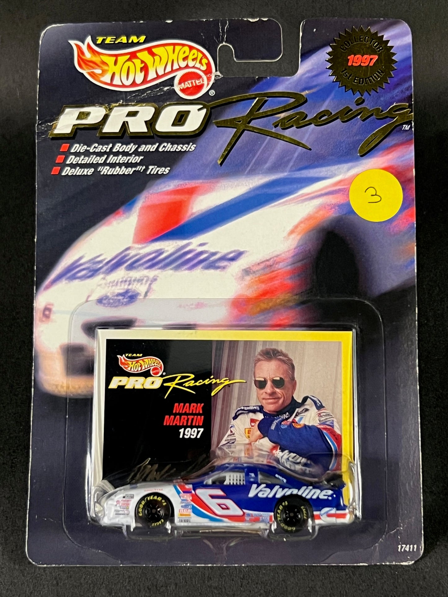 1996 Team Hot Wheels Pro Racing 1997 1st Edition Mark Martin