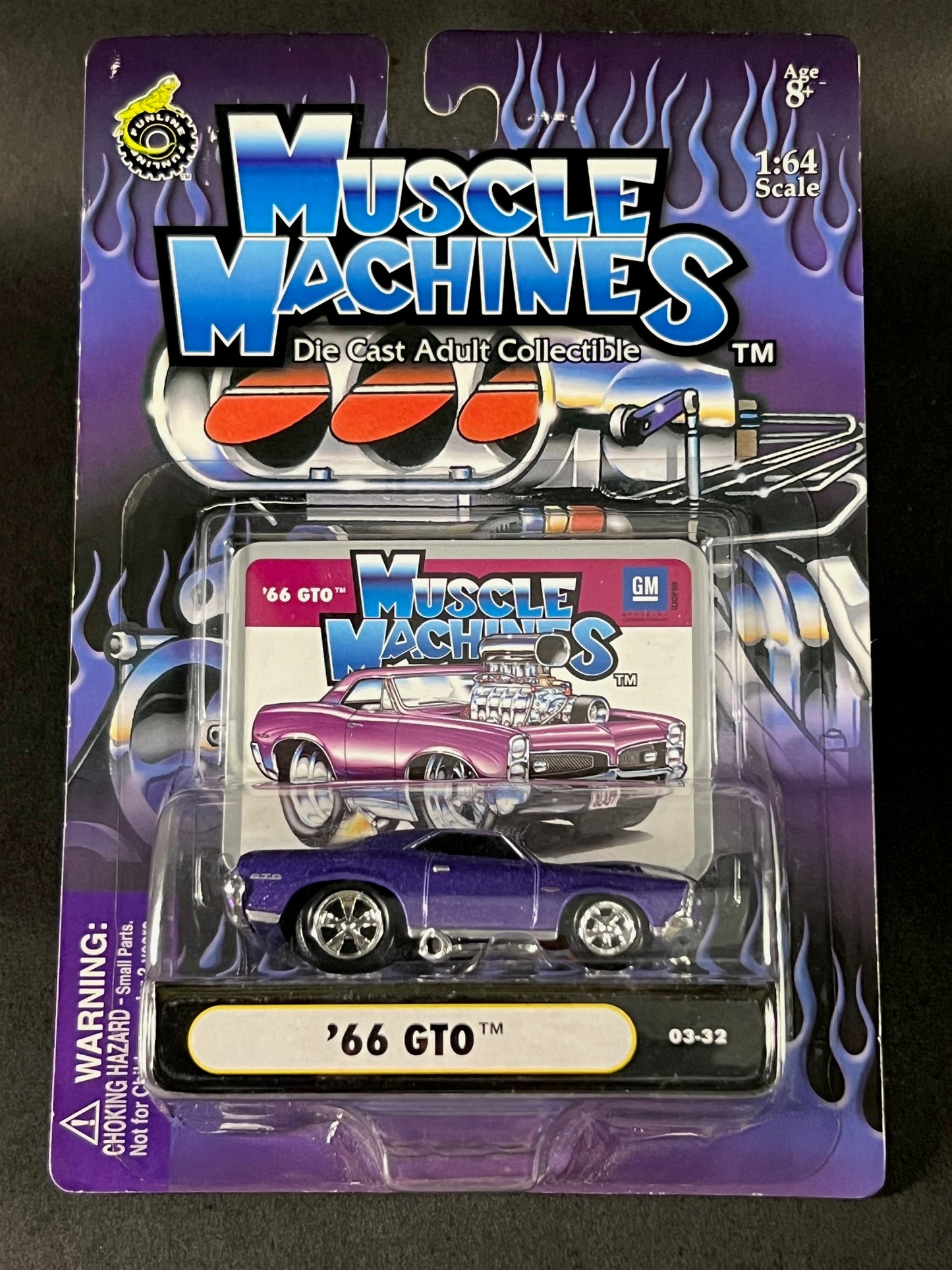 2003 Muscle Machines Series 3 03-32 '66 GTO, Purple