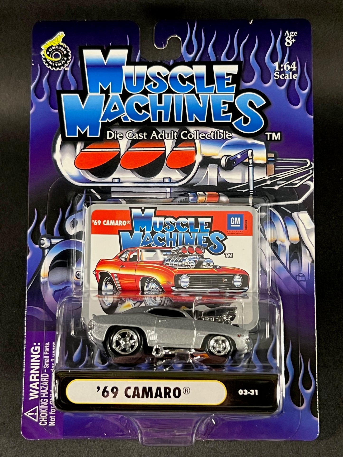 2003 Muscle Machines 03-31 '69 Camaro, Silver