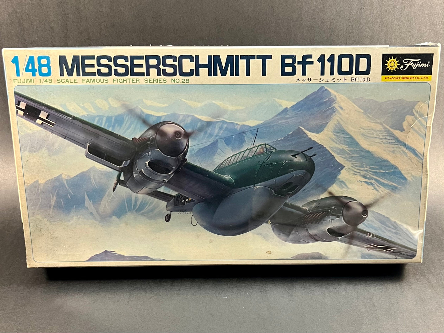 1977 Fujimi Model Kit 5A28 1:48 Scale Messerschmitt Bf110D