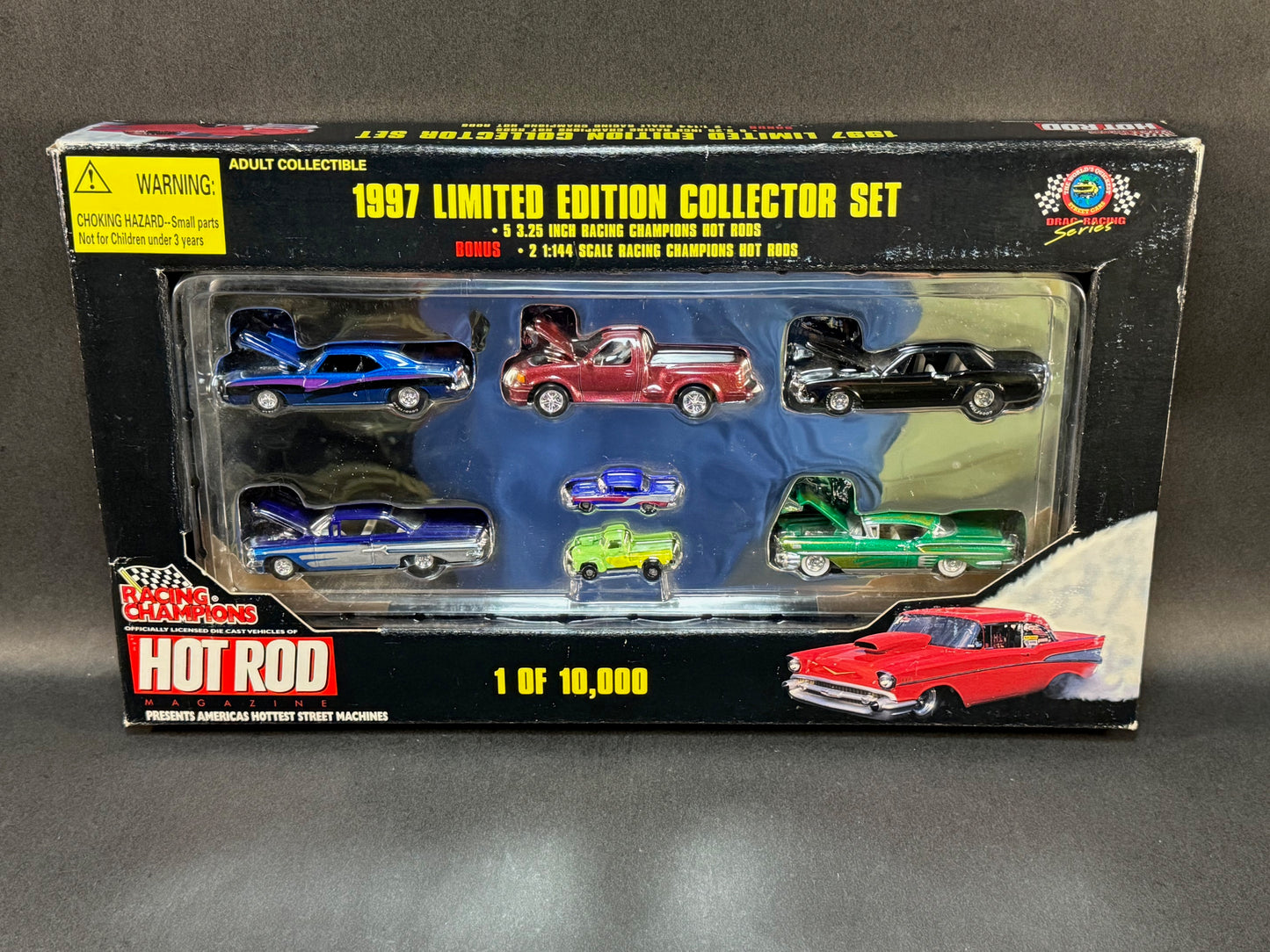 1997 Racing Champions Hot Rod Magazine Limited Edition Collector Set