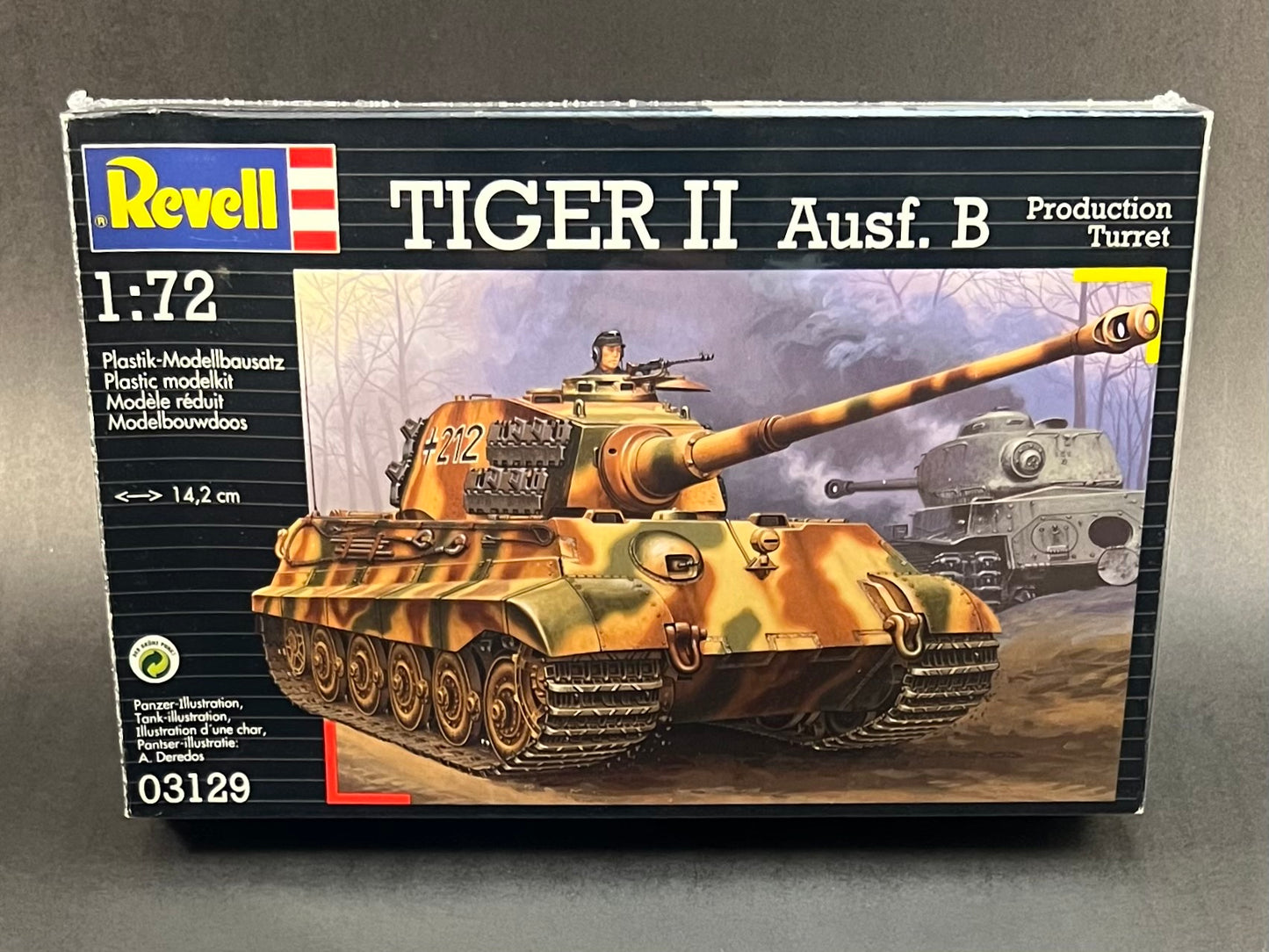 Revell Model Kit 03129 1:72 Scale Tiger II Ausf.B