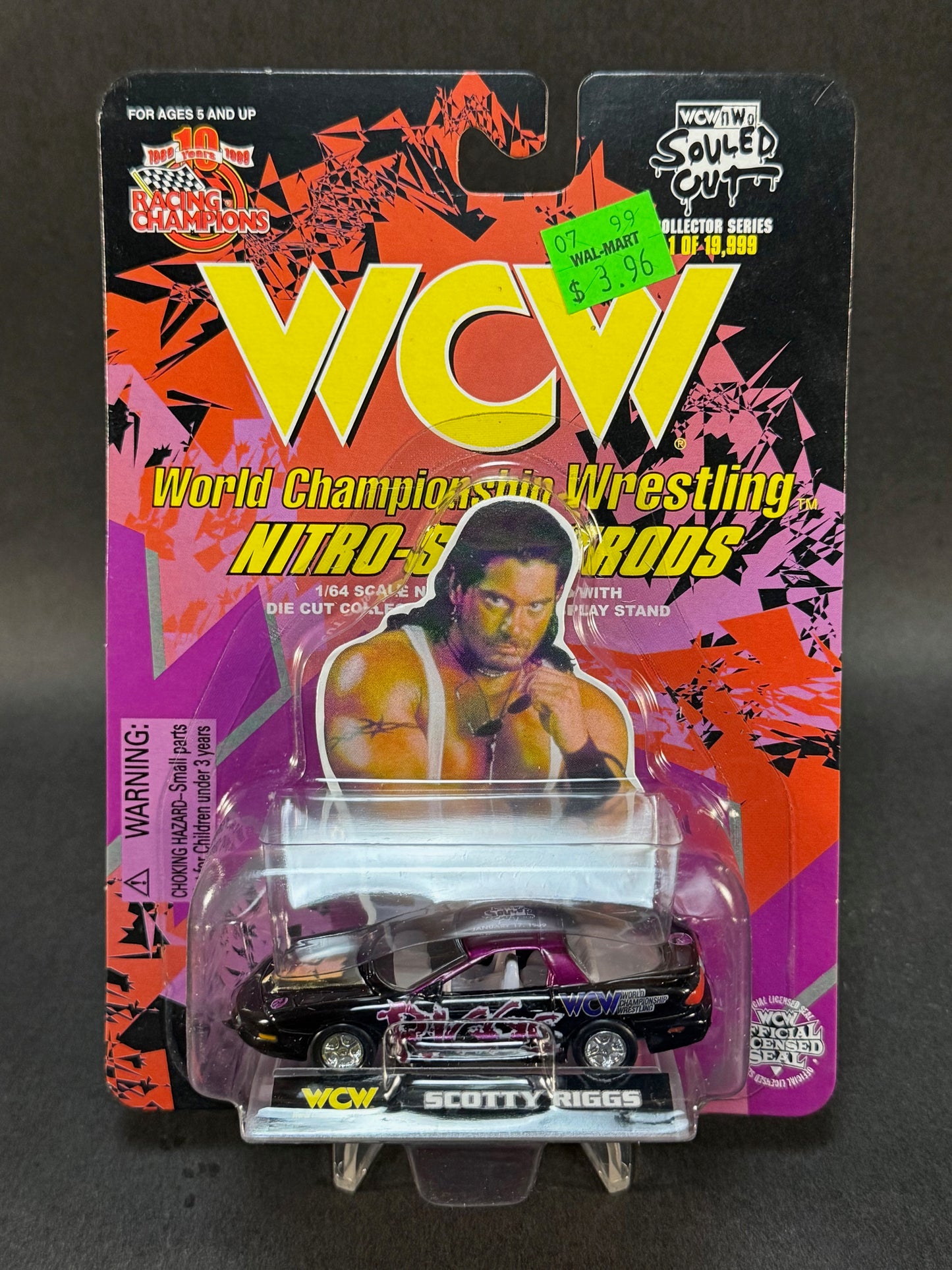 1999 Racing Champions WCW Nitro StreetRods Souled Out Scotty Riggs, Black