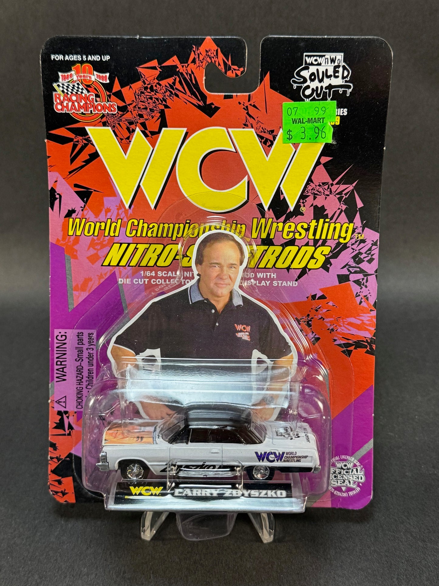 1999 Racing Champions WCW Nitro StreetRods Souled Out Larry Zbyszko