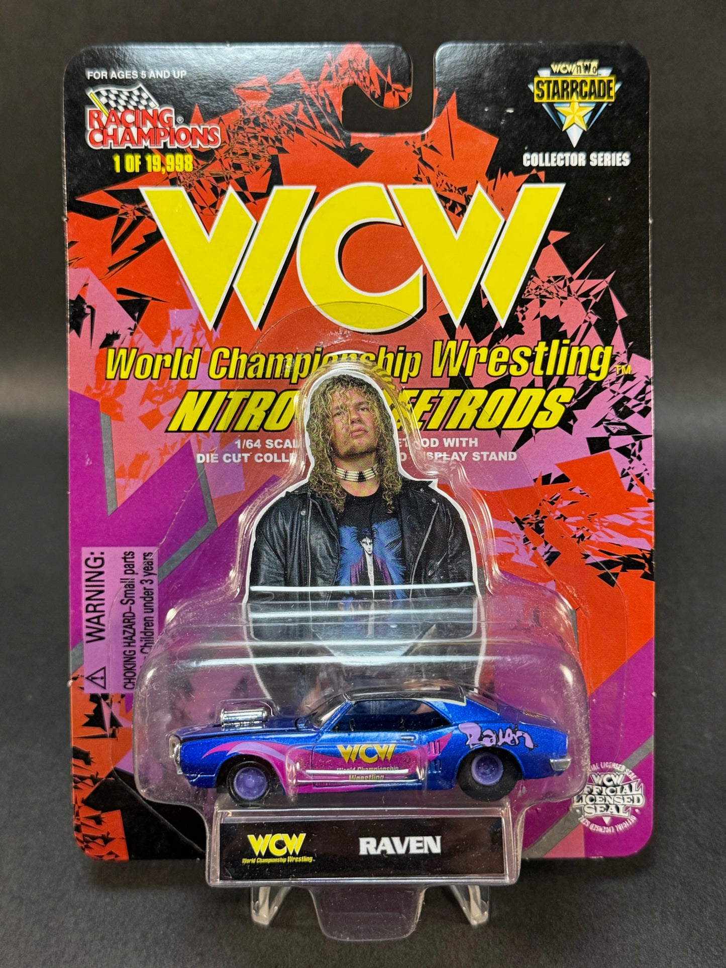 1998 Racing Champions WCW Nitro StreetRods Starrcade Raven, Blue