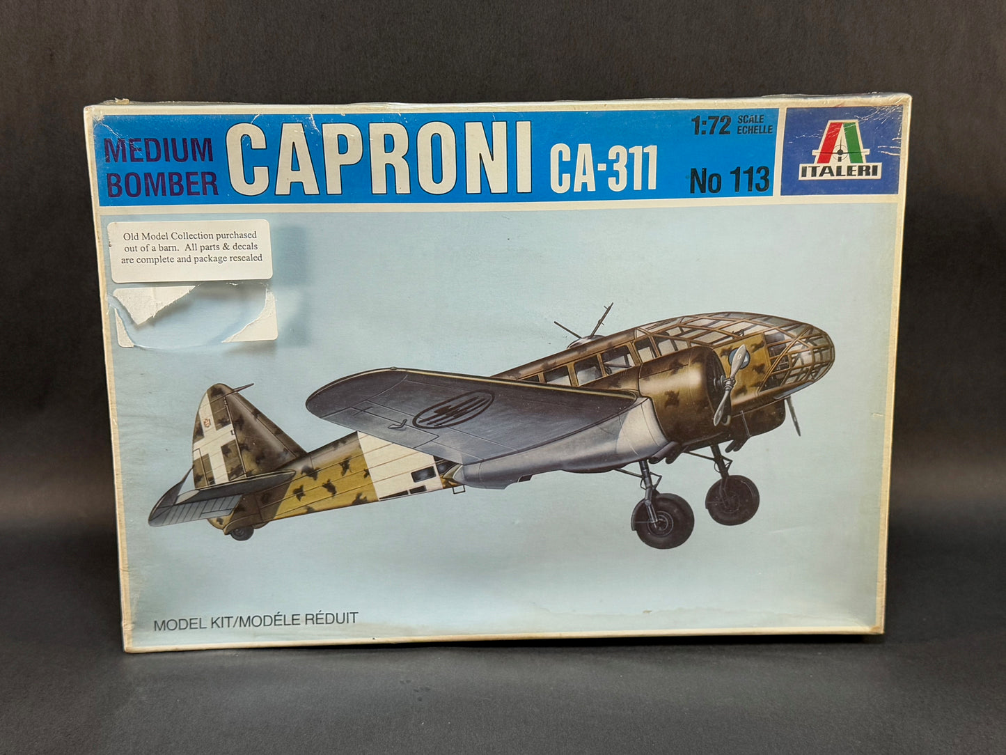 1998 Italeri Model Kit 113 1:72 Scale Caproni CA-311