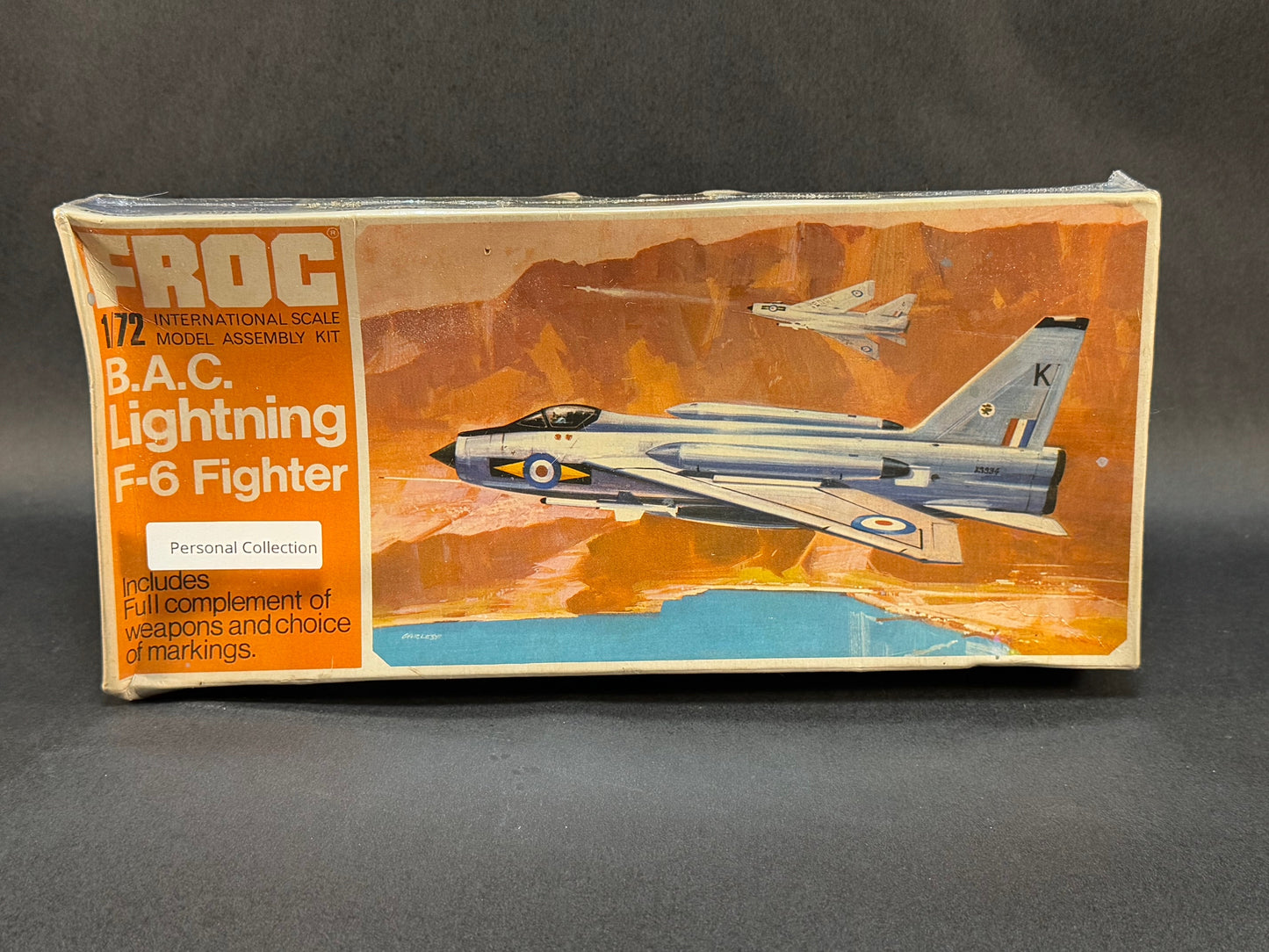 Frog Model Kit F266 1:72 Scale B.A.C. Lightning F-6 Fighter